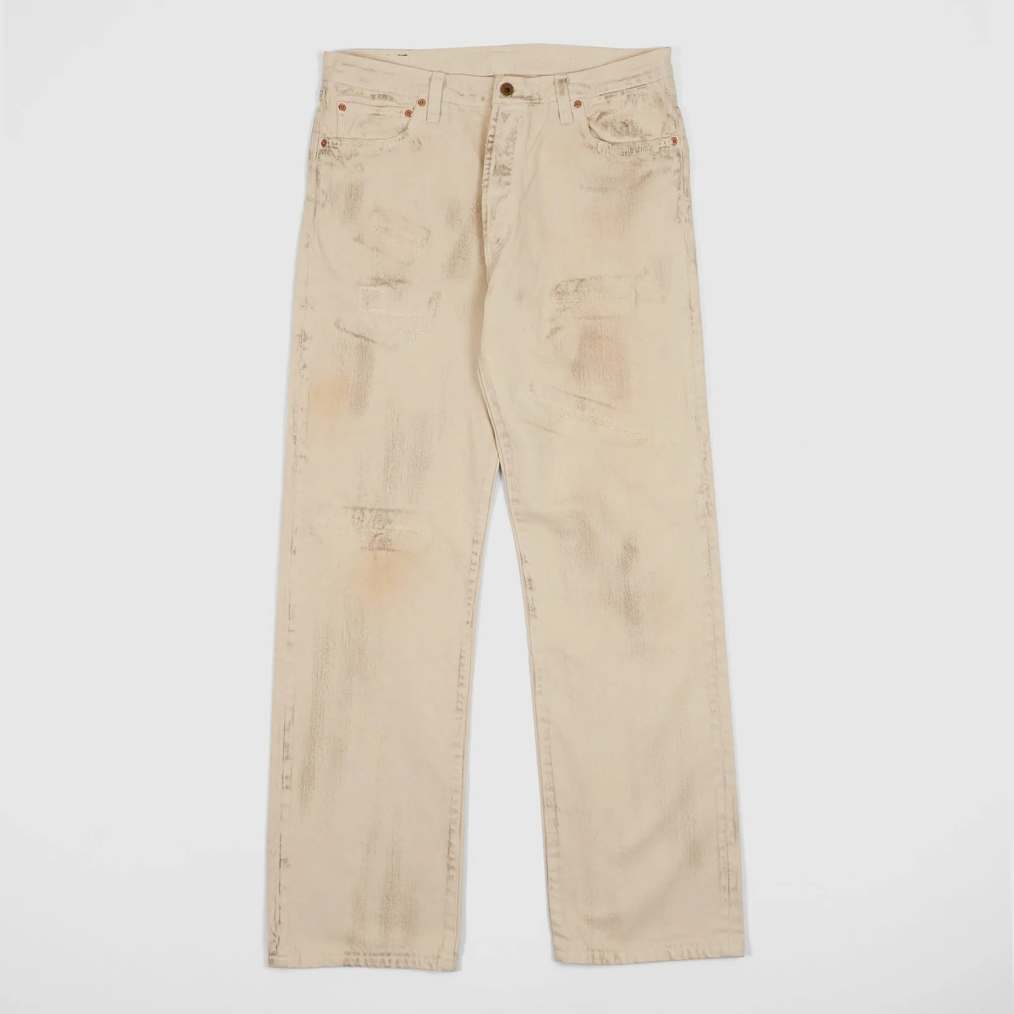 Old Crow Speed Shop by Glad Hand & Co. Natural Selvage Denim Old Rodder Dirty Wash Jeans sold by DeeCee style