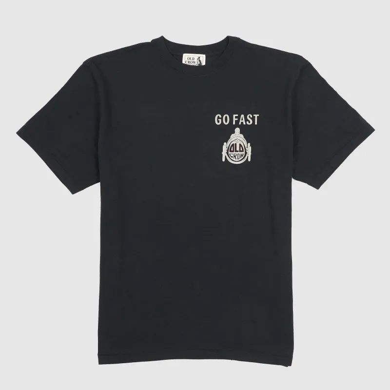 Old Crow Speed Shop by Glad Hand & Co. Go Fast Crew Neck Short Sleeve T-Shirt sold by DeeCee style