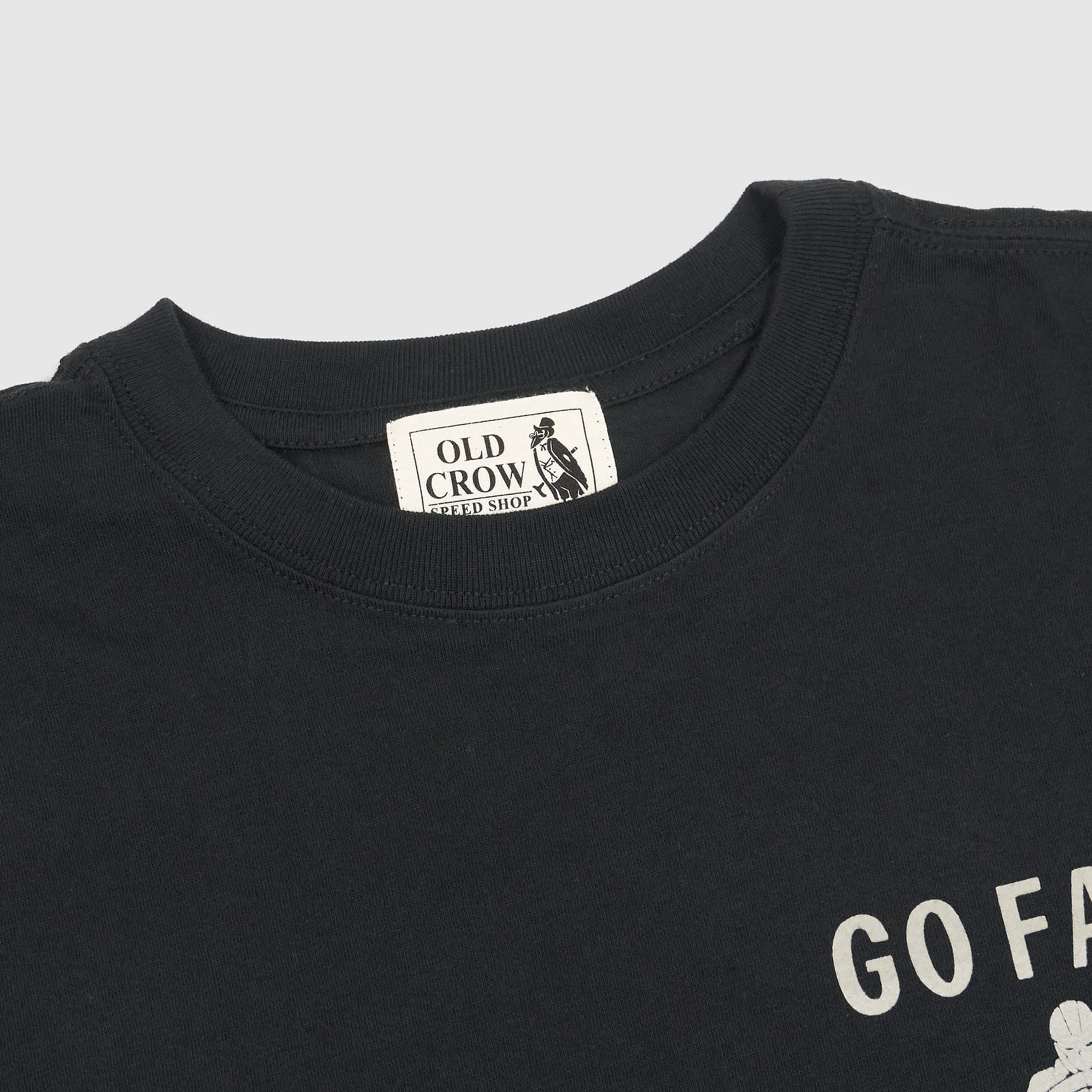 Old Crow Speed Shop by Glad Hand & Co. Go Fast Crew Neck Short Sleeve T-Shirt sold by DeeCee style product image thumbnail 3