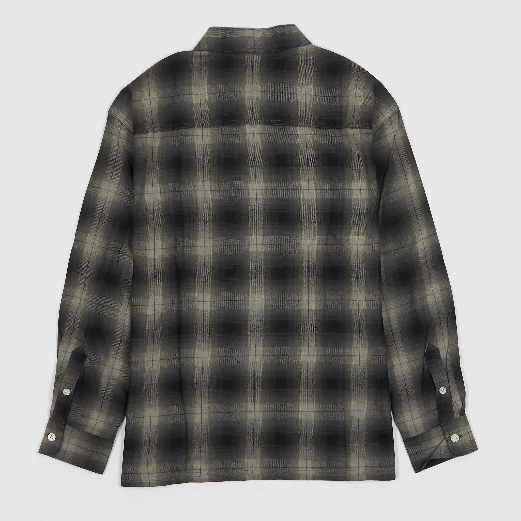 Neighborhood Checked Camp Collar Long Sleeve Overshirt sold by DeeCee style product image thumbnail 2