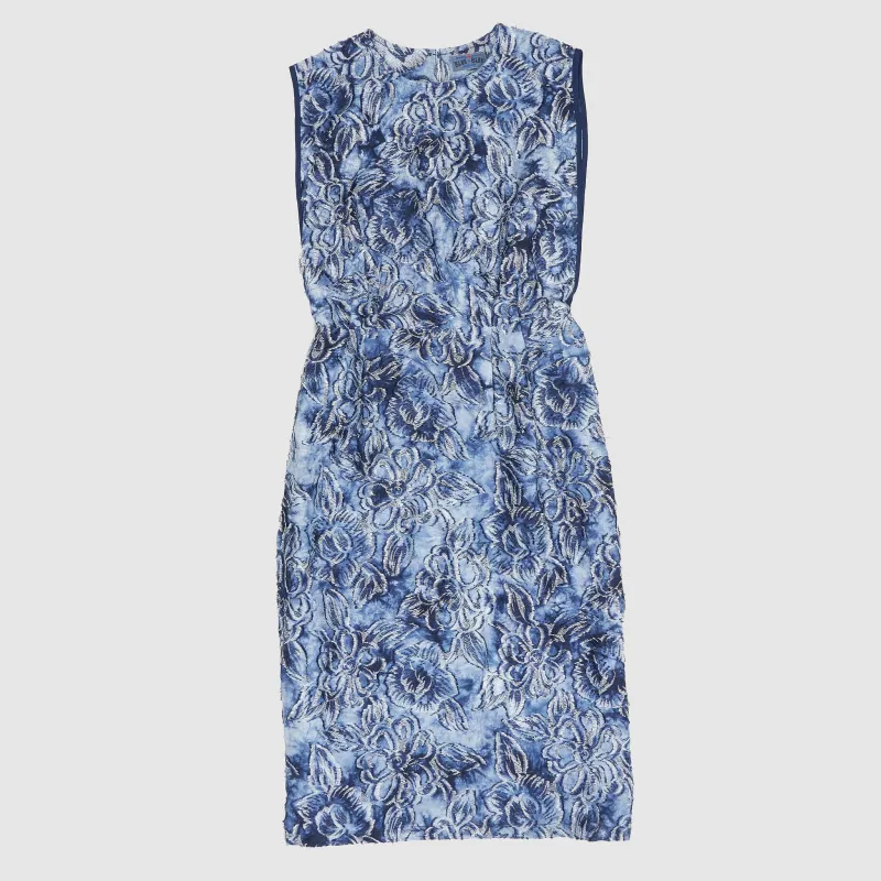 Blue Blue Japan Ladies Kagozome Jacquard Dress sold by DeeCee style