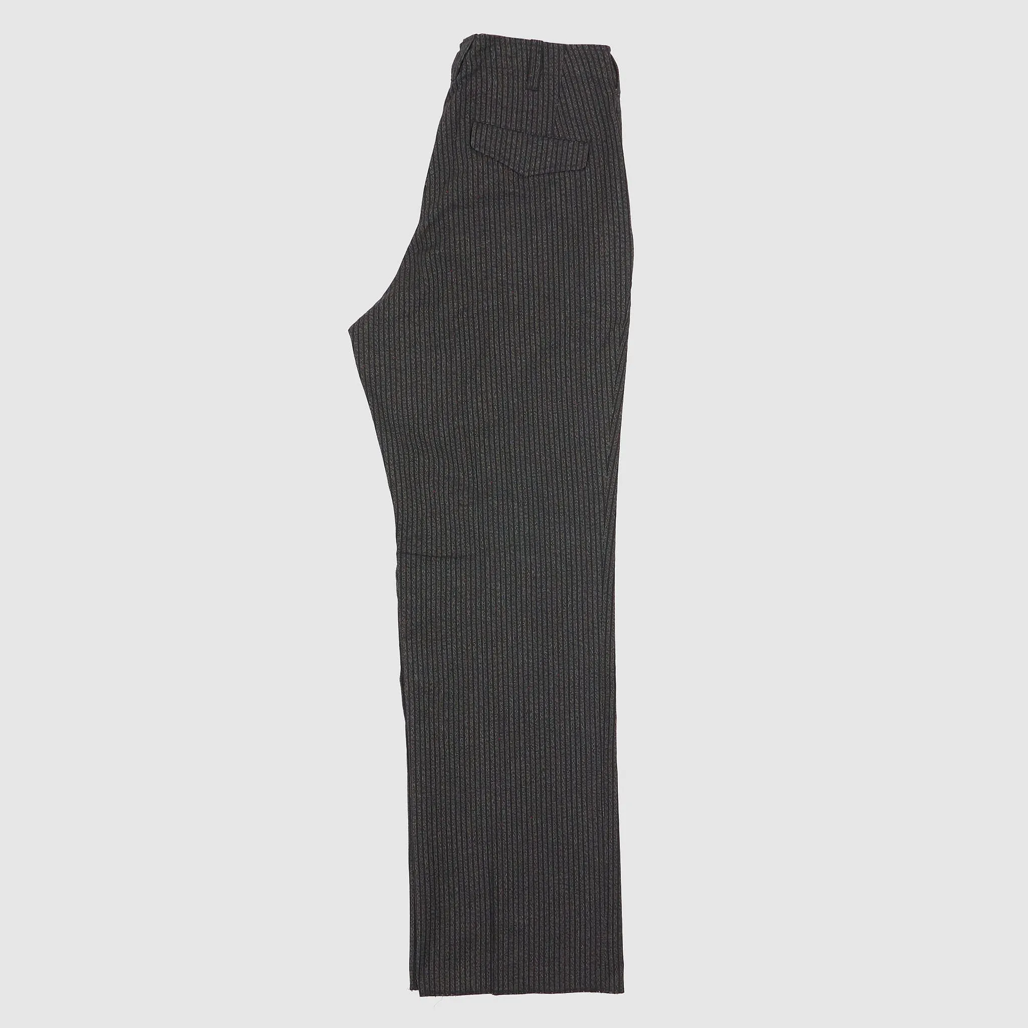Black Sign 1930's Wide Cut Trousers Black Striped sold by DeeCee style product image thumbnail 2