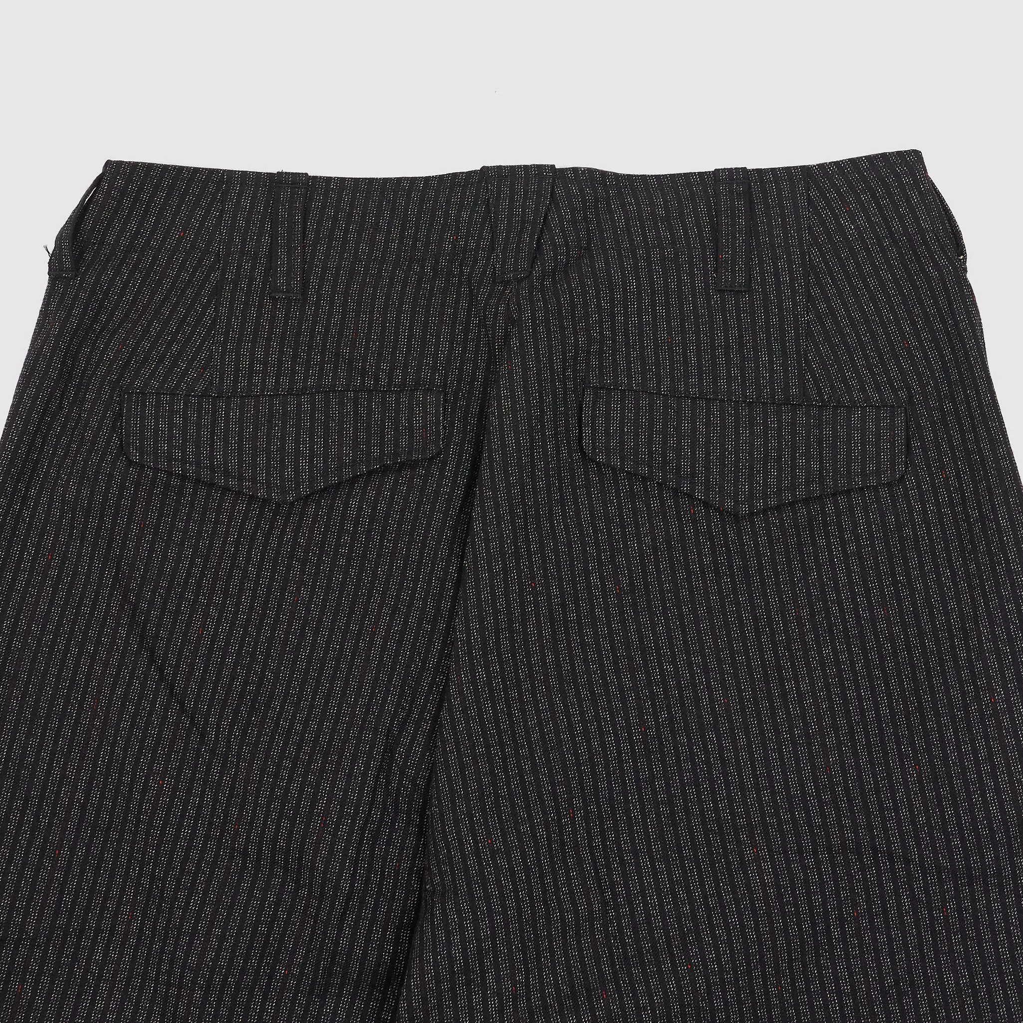 Black Sign 1930's Wide Cut Trousers Black Striped sold by DeeCee style product image thumbnail 5