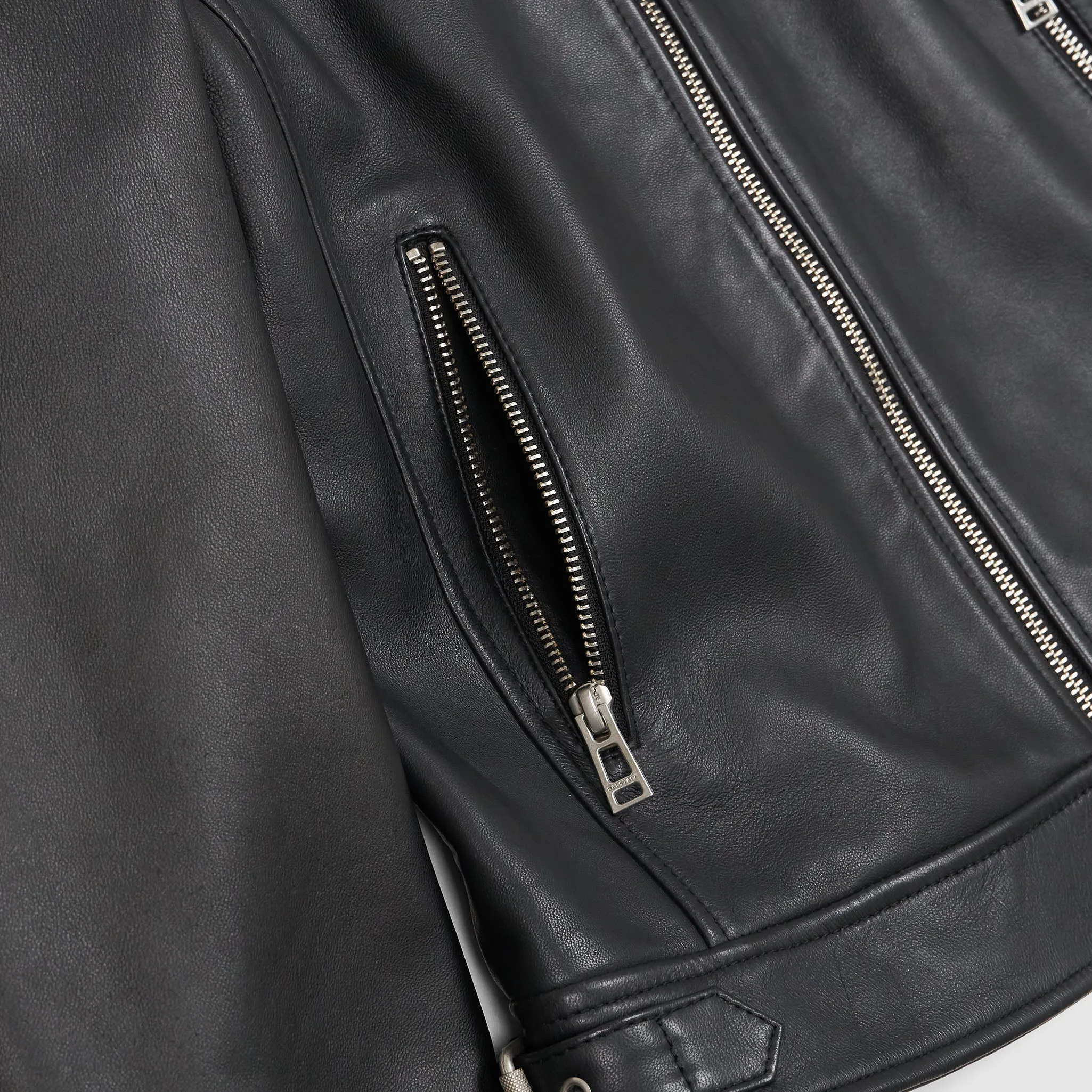 Belstaff Ladies Mollison Cafe Racer Leather Jacket sold by DeeCee style product image thumbnail 5