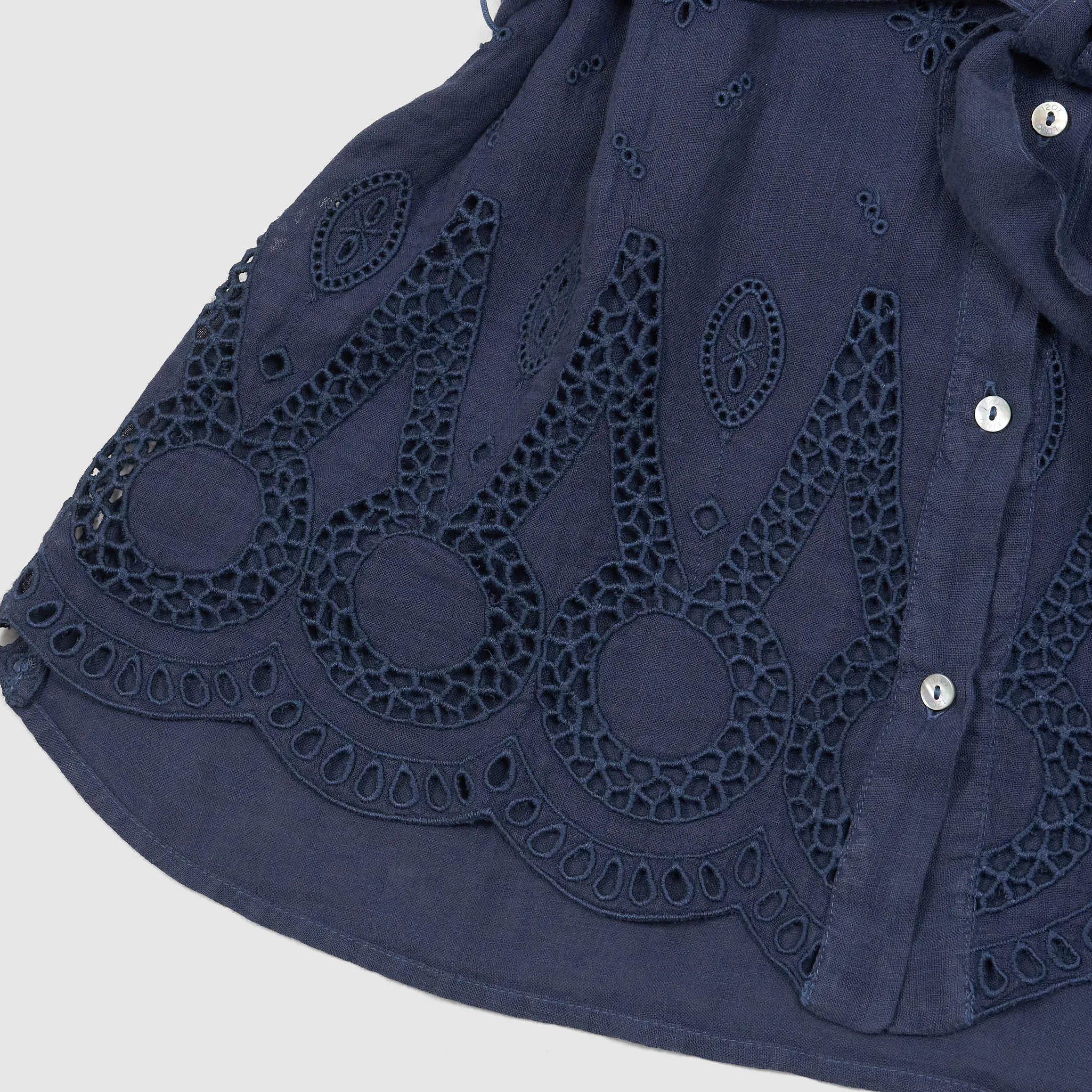 120% Lino Ladies Linen Flower Tunic sold by DeeCee style product image thumbnail 5