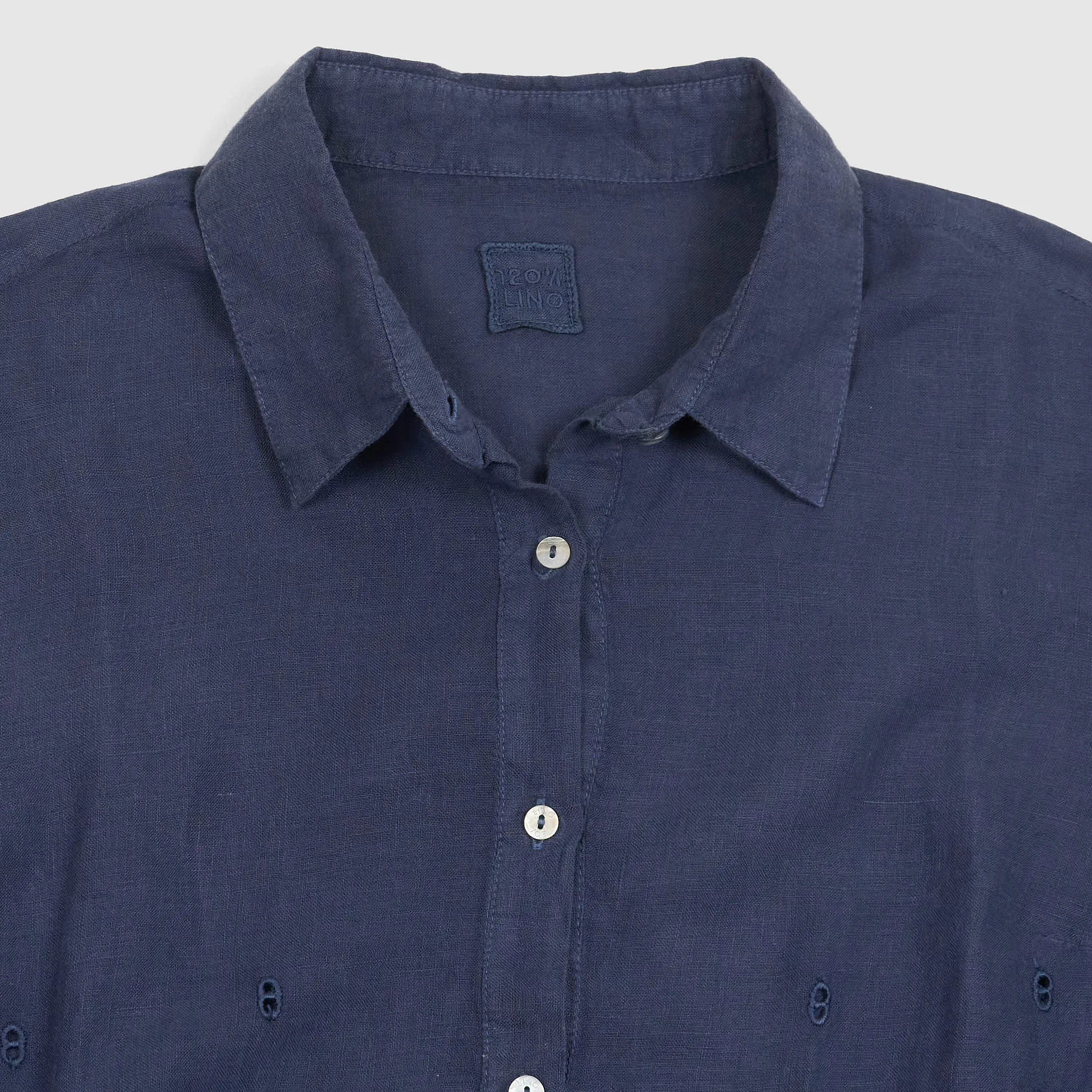 120% Lino Ladies Linen Flower Tunic sold by DeeCee style product image thumbnail 3