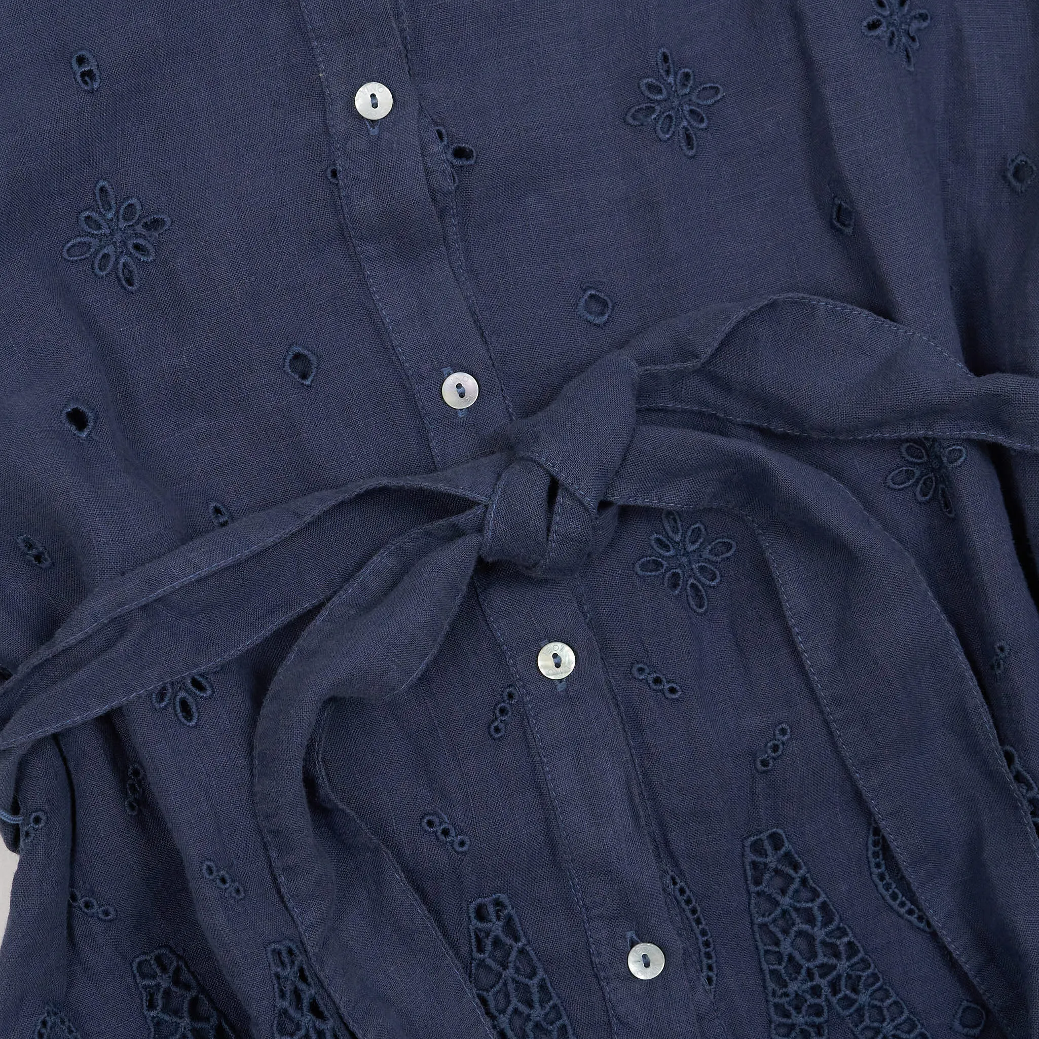 120% Lino Ladies Linen Flower Tunic sold by DeeCee style product image thumbnail 4