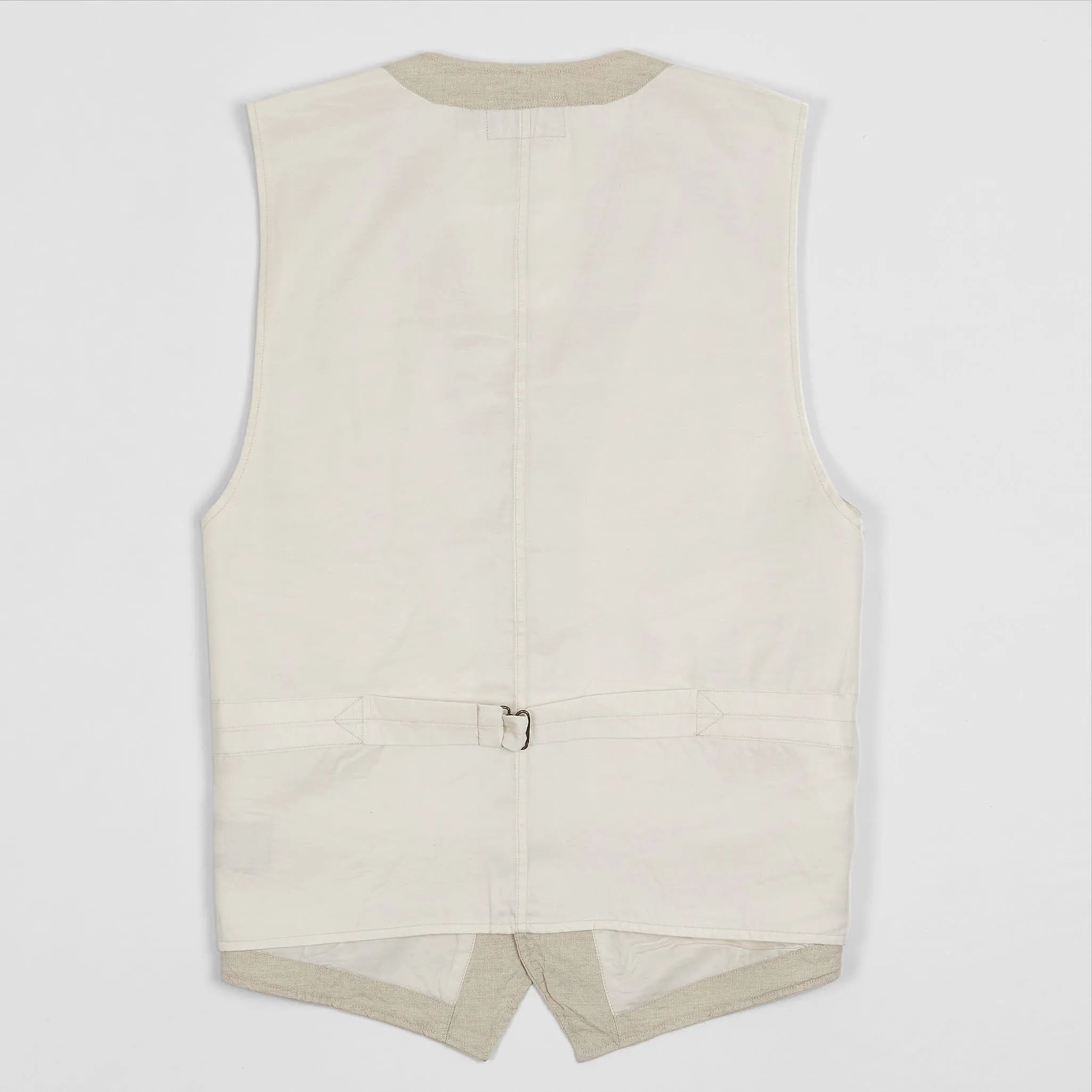 Double RL Jacquard Linen Silk Blend Vest sold by DeeCee style product image thumbnail 2