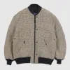 Junya Watanabe Man Reversible Backpack Tech Check Bomber Jacket sold by DeeCee style