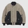 Junya Watanabe Man Reversible Backpack Tech Check Bomber Jacket sold by DeeCee style