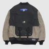 Junya Watanabe Man Reversible Backpack Tech Check Bomber Jacket sold by DeeCee style