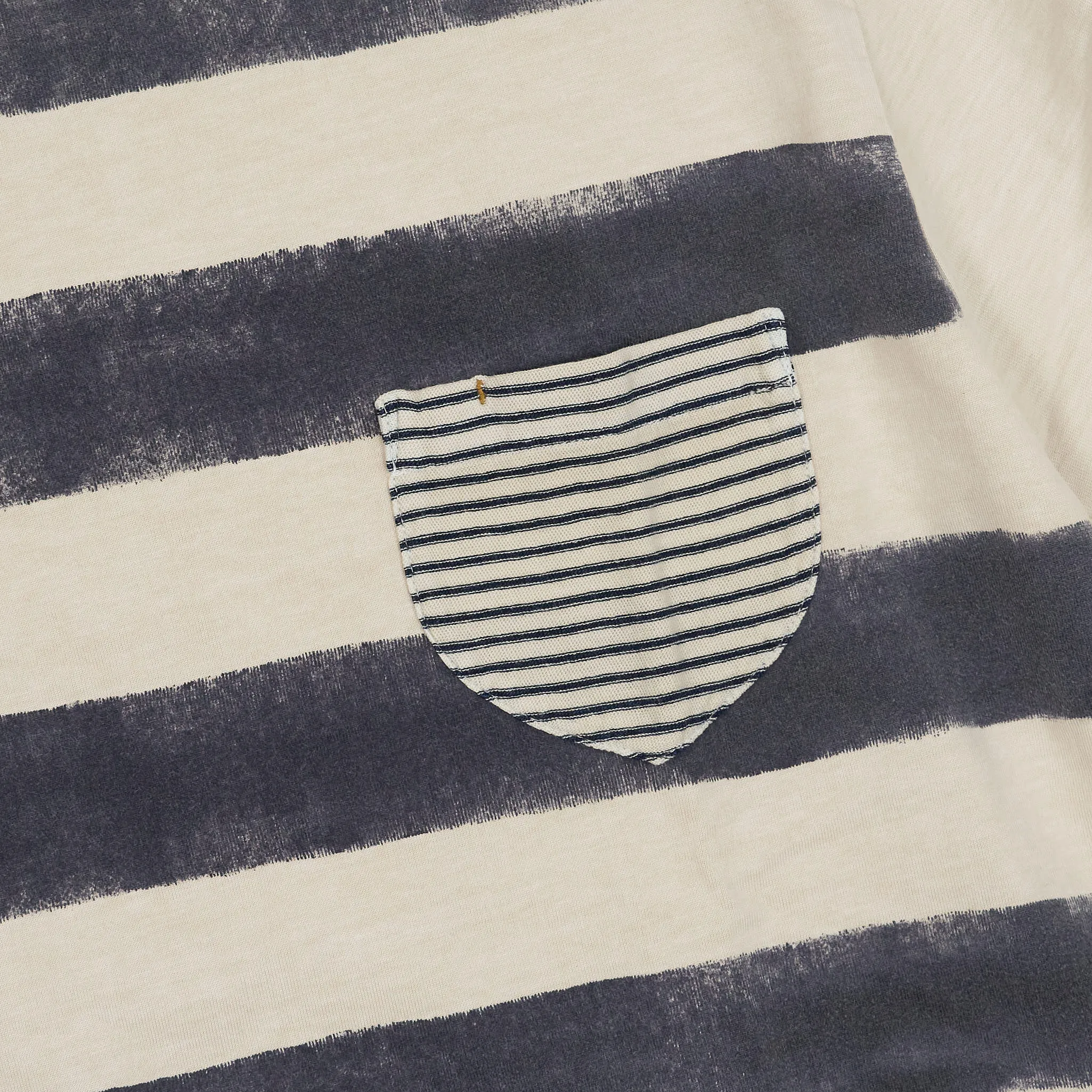 KRM Short Sleeve Smoke Border Boat Tee Neck T-Shirt sold by DeeCee style product image thumbnail 4