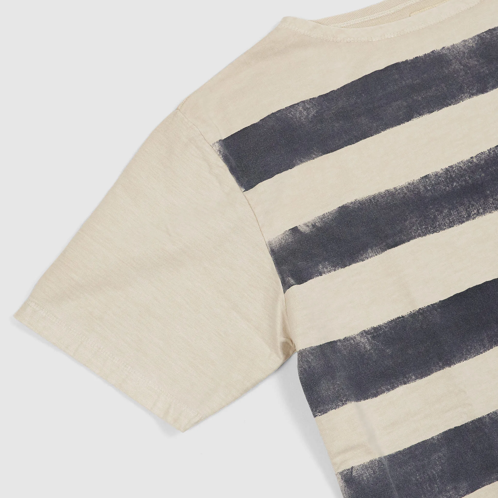 KRM Short Sleeve Smoke Border Boat Tee Neck T-Shirt sold by DeeCee style product image thumbnail 5