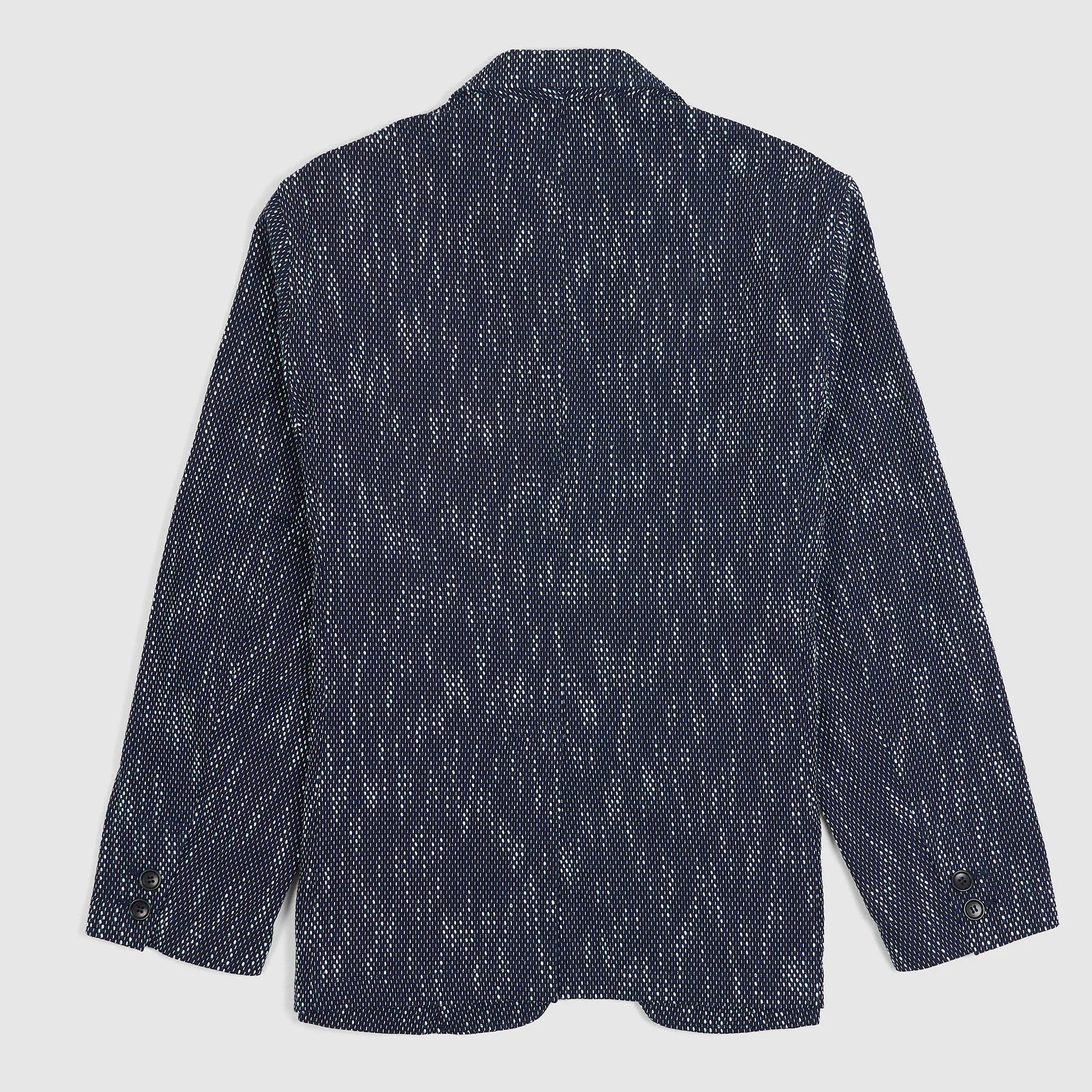 Blue Blue Japan Light Slub Yarn Two Button Sashiko Blazer sold by DeeCee style product image thumbnail 3