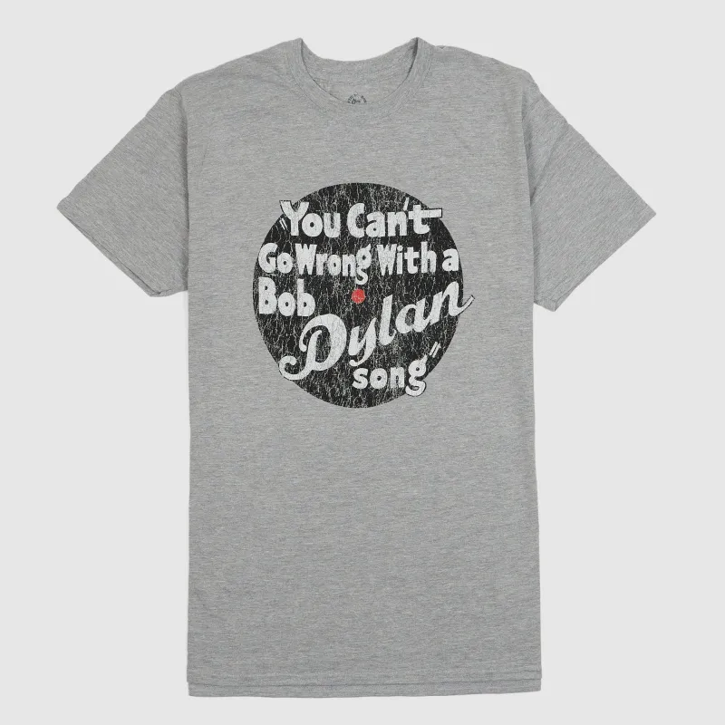 Bob Dylan You Can't Go Wrong Rock Crew Neck T-Shirt made by DeeCee style