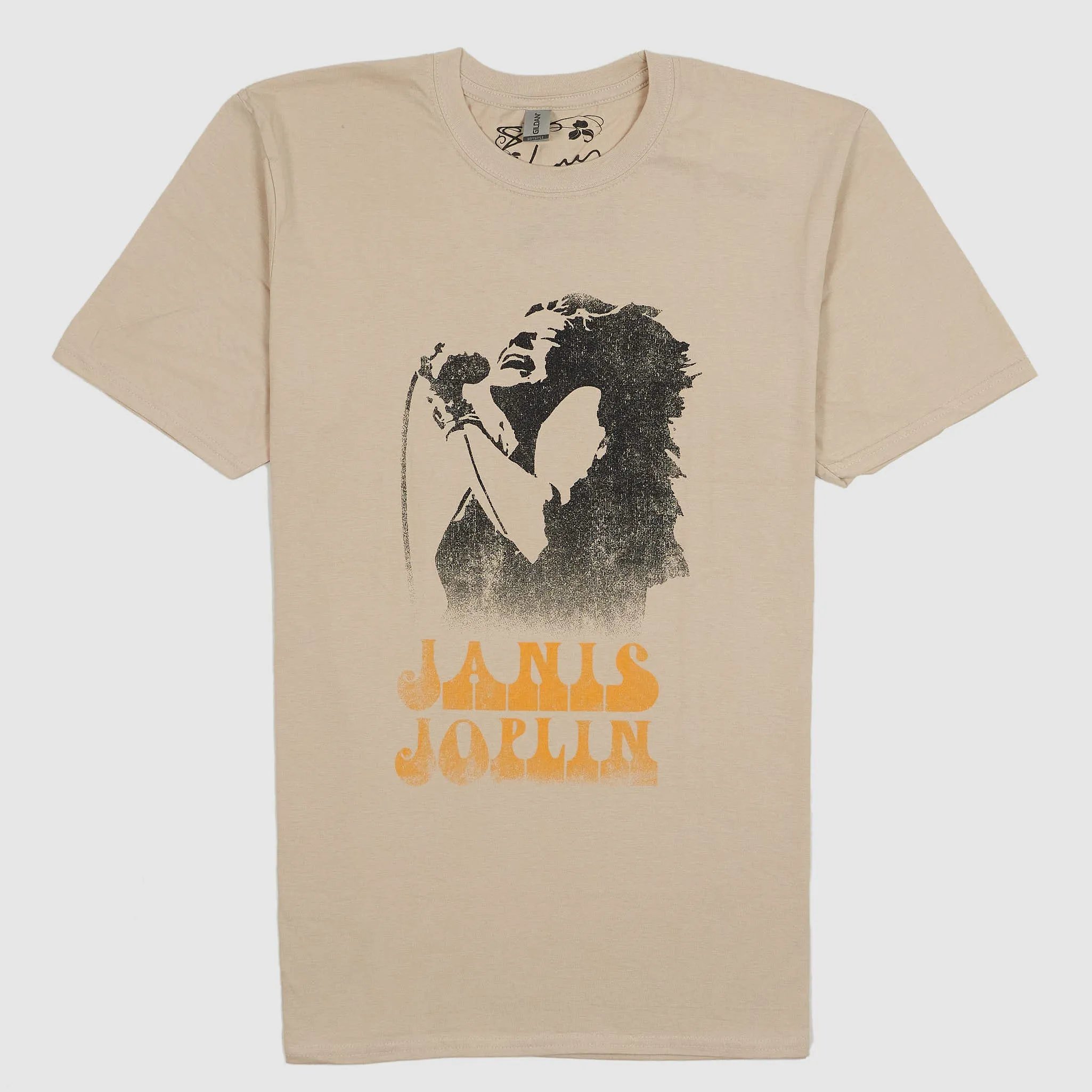 Janis Joplin Crew Neck Classic Rock T-Shirt sold by DeeCee style