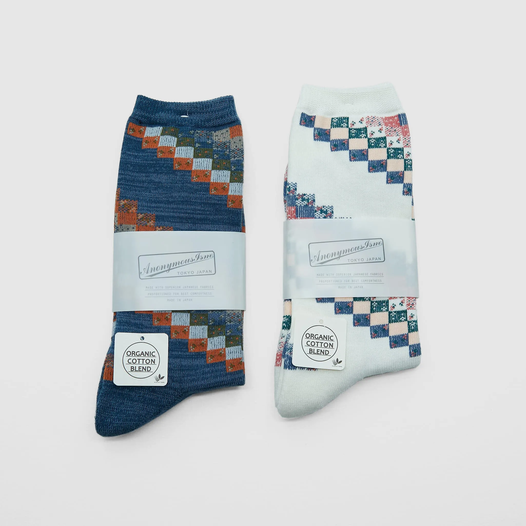Anonymous Ism Cushioned Patchwork Crew Socks sold by DeeCee style product image thumbnail 5
