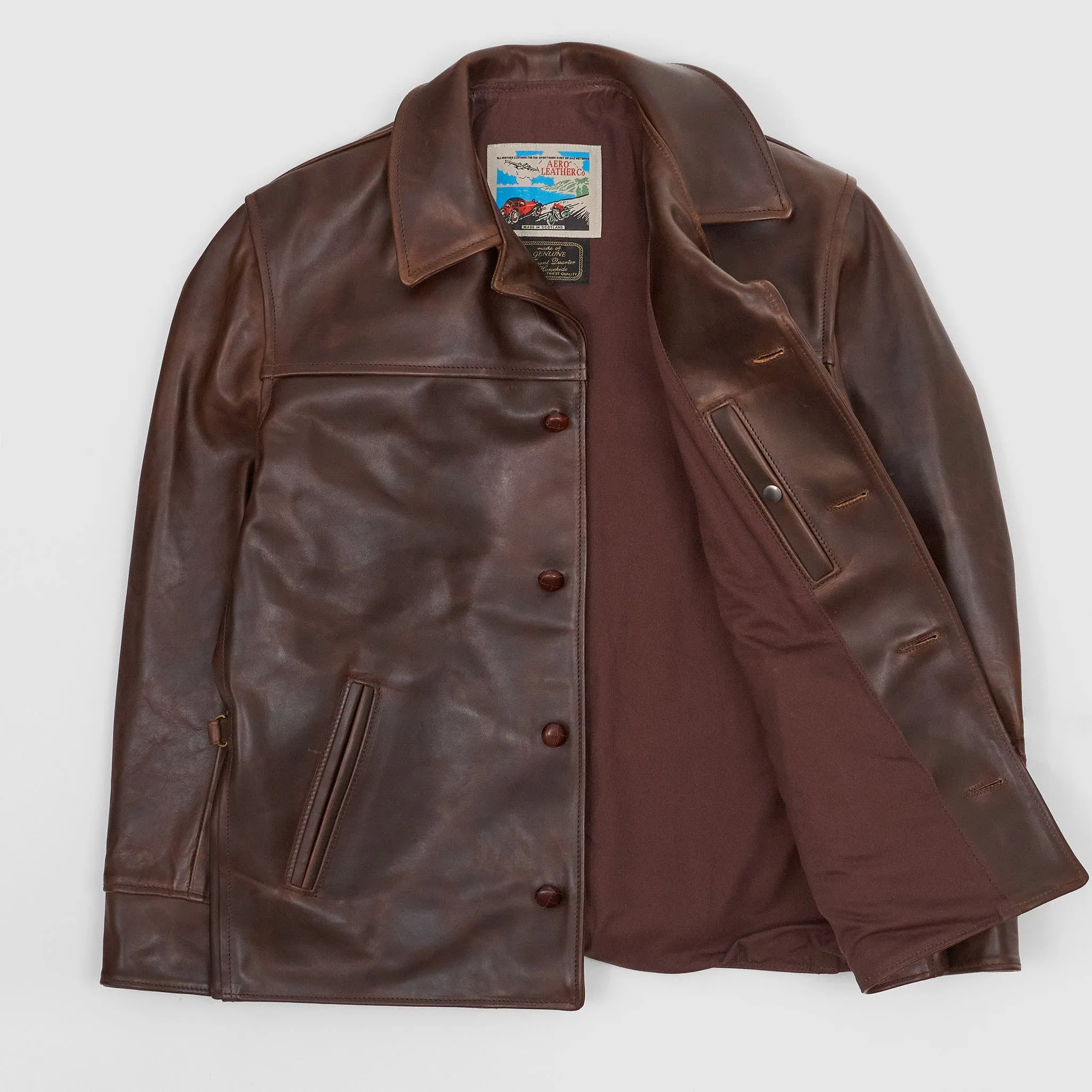 Aero Leathers Teamster Leather Jacket sold by DeeCee style product image thumbnail 2