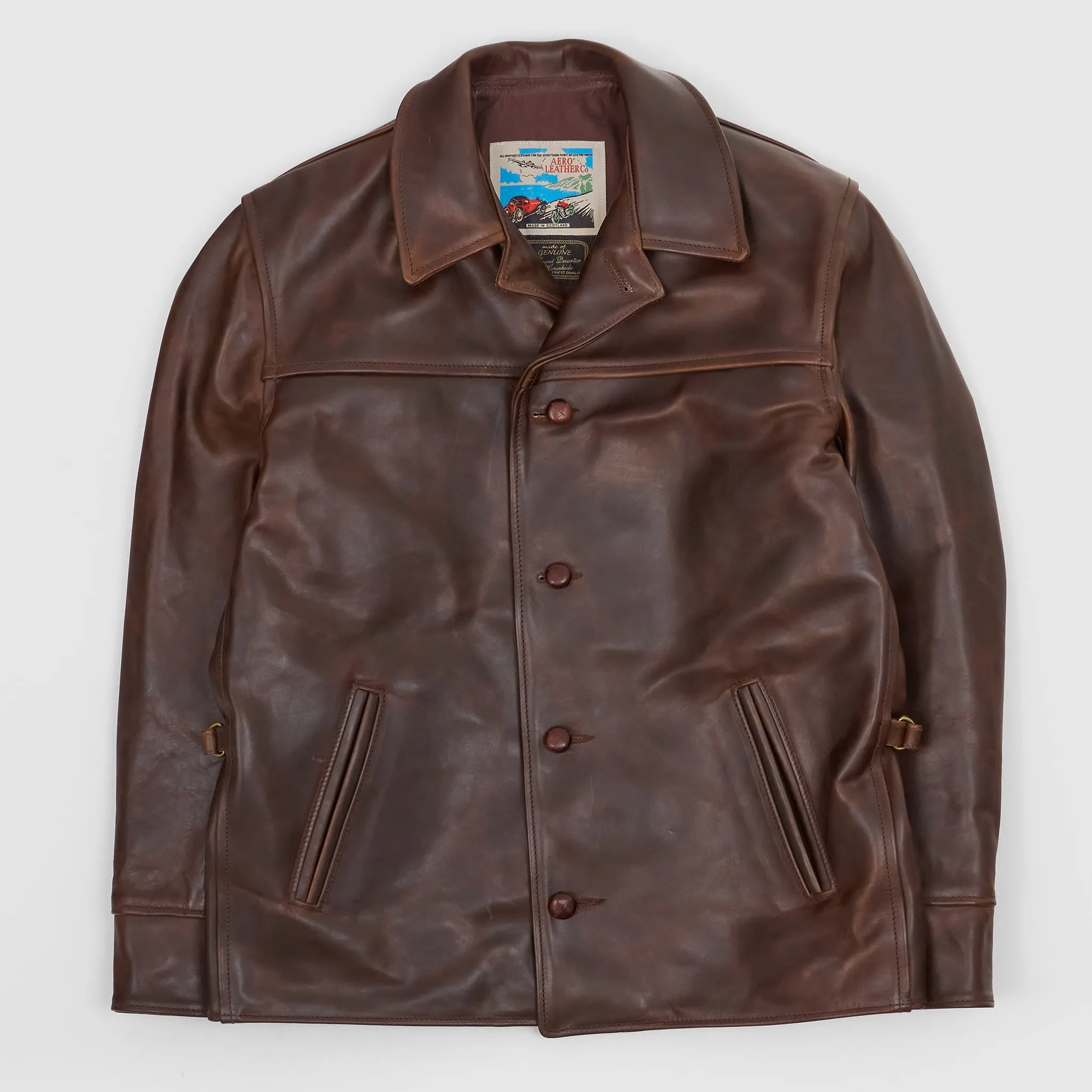 Aero Leathers Teamster Leather Jacket sold by DeeCee style