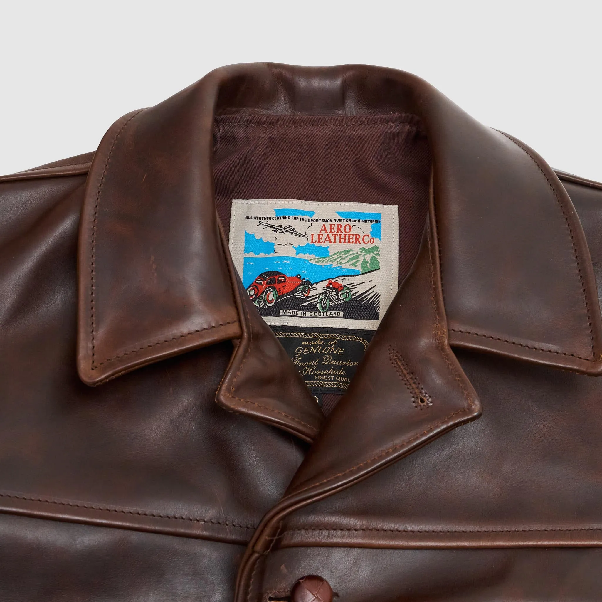 Aero Leathers Teamster Leather Jacket sold by DeeCee style product image thumbnail 4