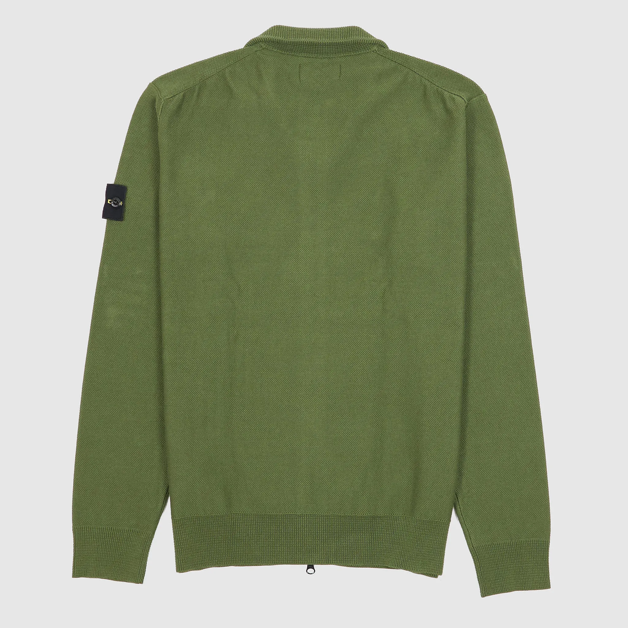 Stone Island Full-Zip Cotton Pique Stand-Up Collar Cardigan sold by DeeCee style product image thumbnail 4