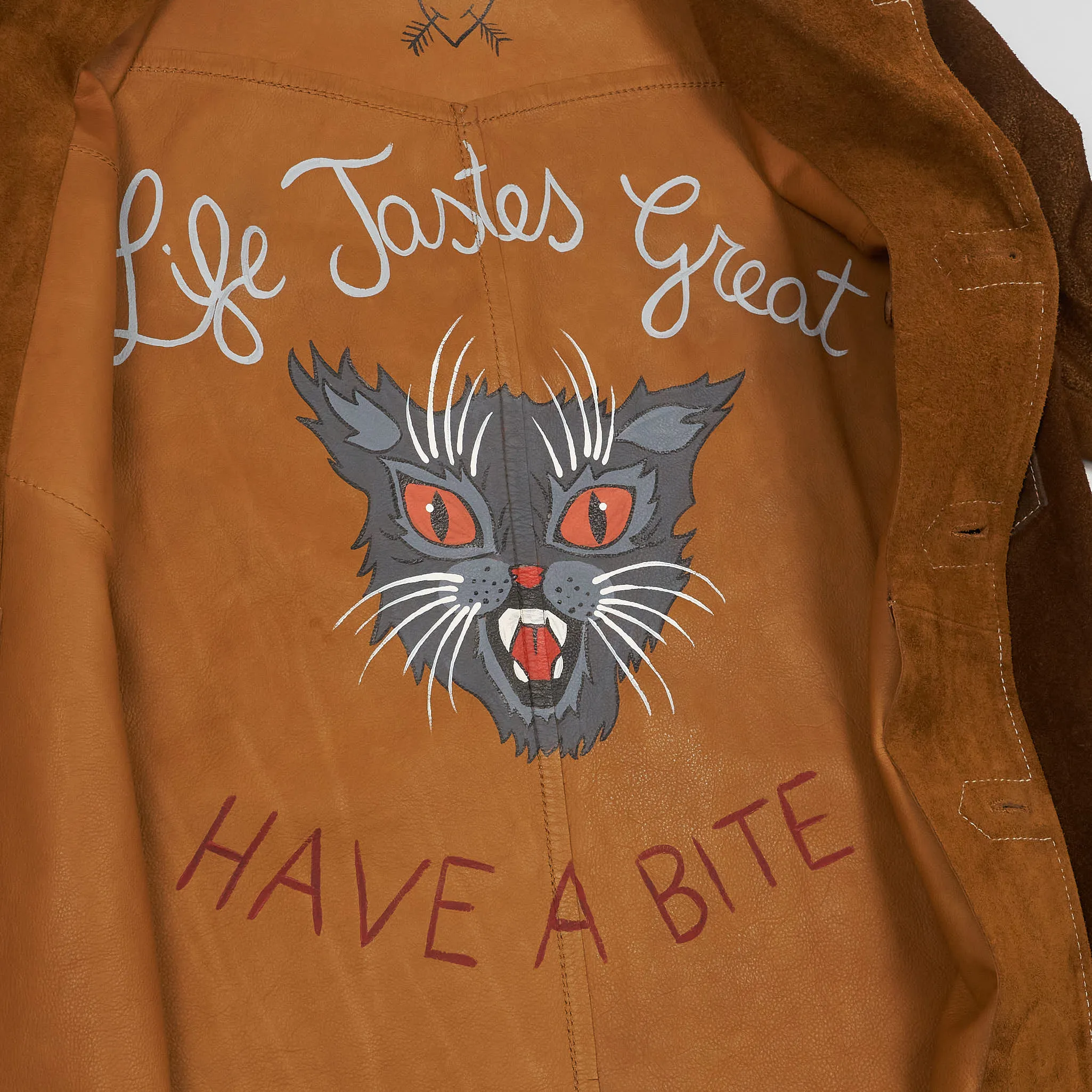 HTC Ladies Concho Button Leather Over Shirt Jacket sold by DeeCee style product image thumbnail 2