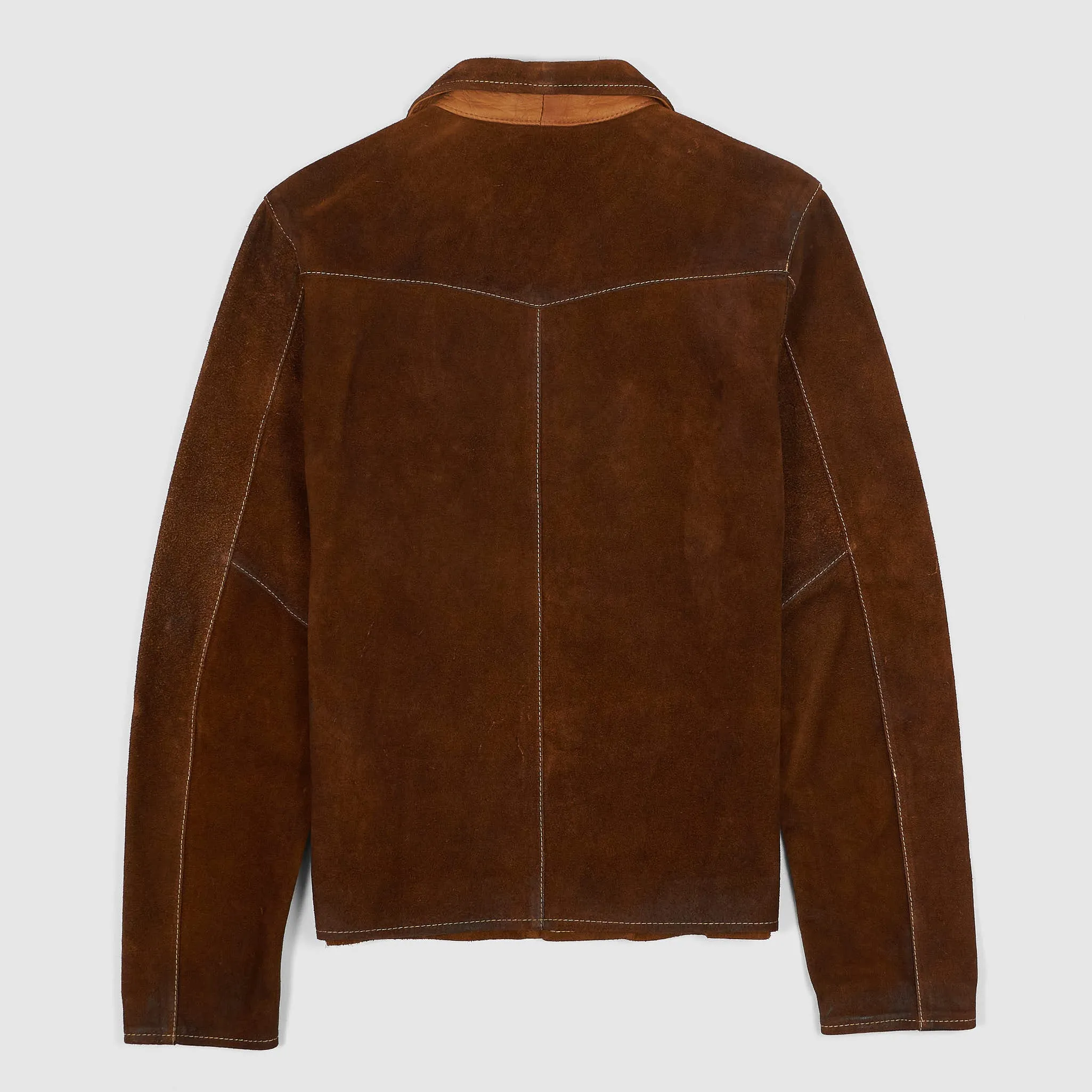 HTC Ladies Concho Button Leather Over Shirt Jacket sold by DeeCee style product image thumbnail 4