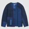 Blue Blue Japan Light Indigo Double Face Patchwork Sashiko Coverall sold by DeeCee style