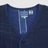 Blue Blue Japan Light Indigo Double Face Patchwork Sashiko Coverall sold by DeeCee style