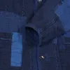 Blue Blue Japan Light Indigo Double Face Patchwork Sashiko Coverall sold by DeeCee style