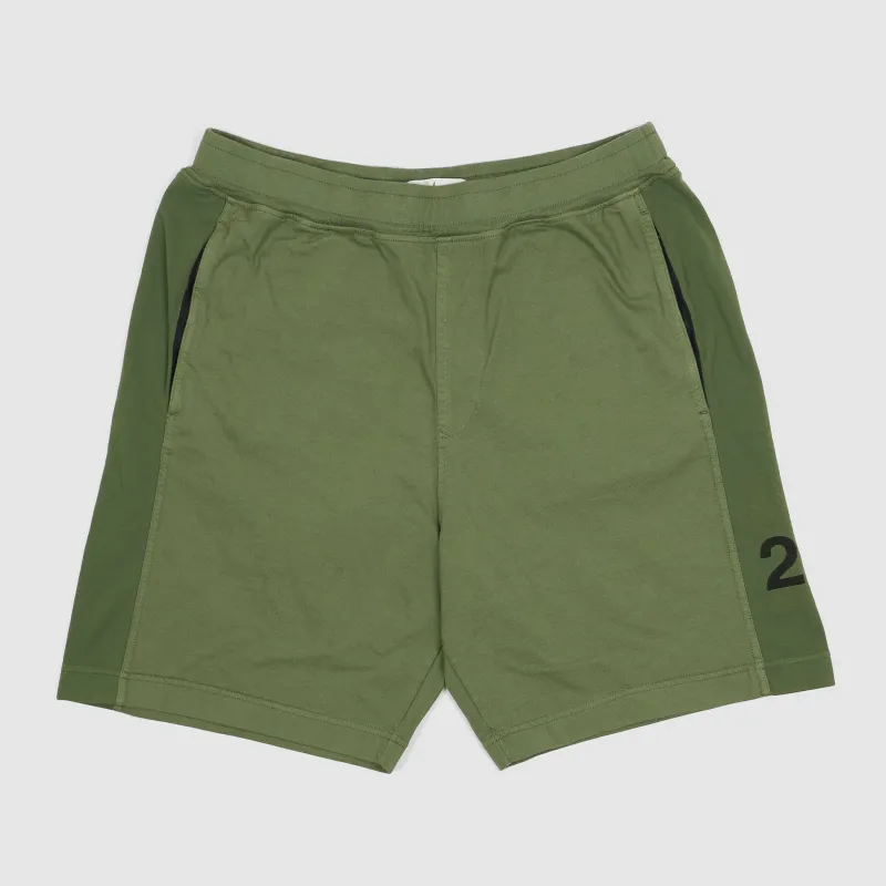 Stone Island 40 Years Embroidered Sweatshorts sold by DeeCee style