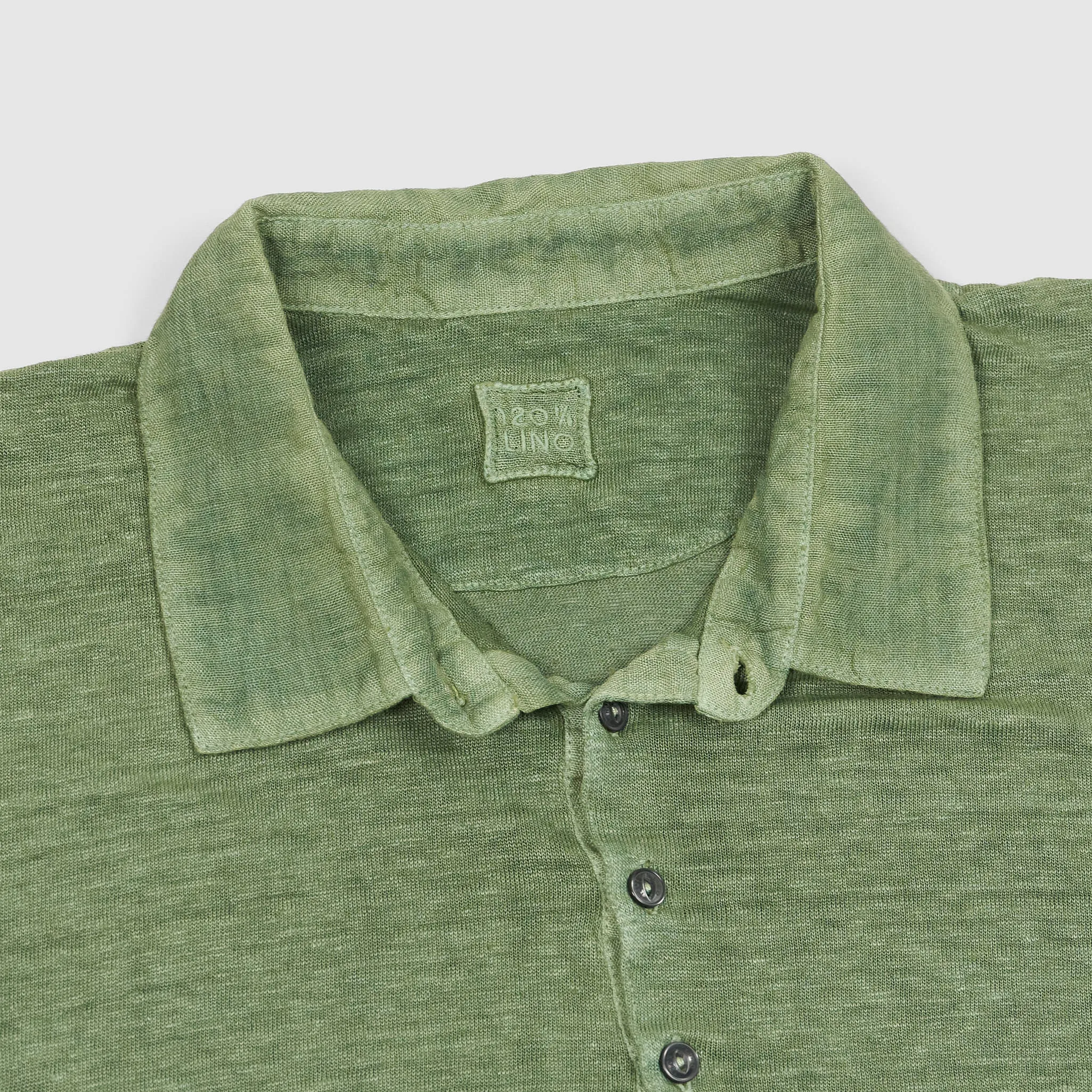 120% Lino Men Linen Polo Shirt sold by DeeCee style product image thumbnail 5