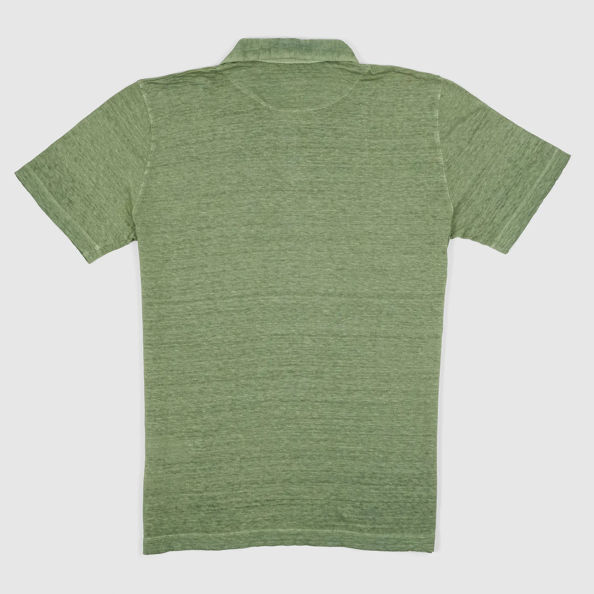 120% Lino Men Linen Polo Shirt sold by DeeCee style product image thumbnail 4