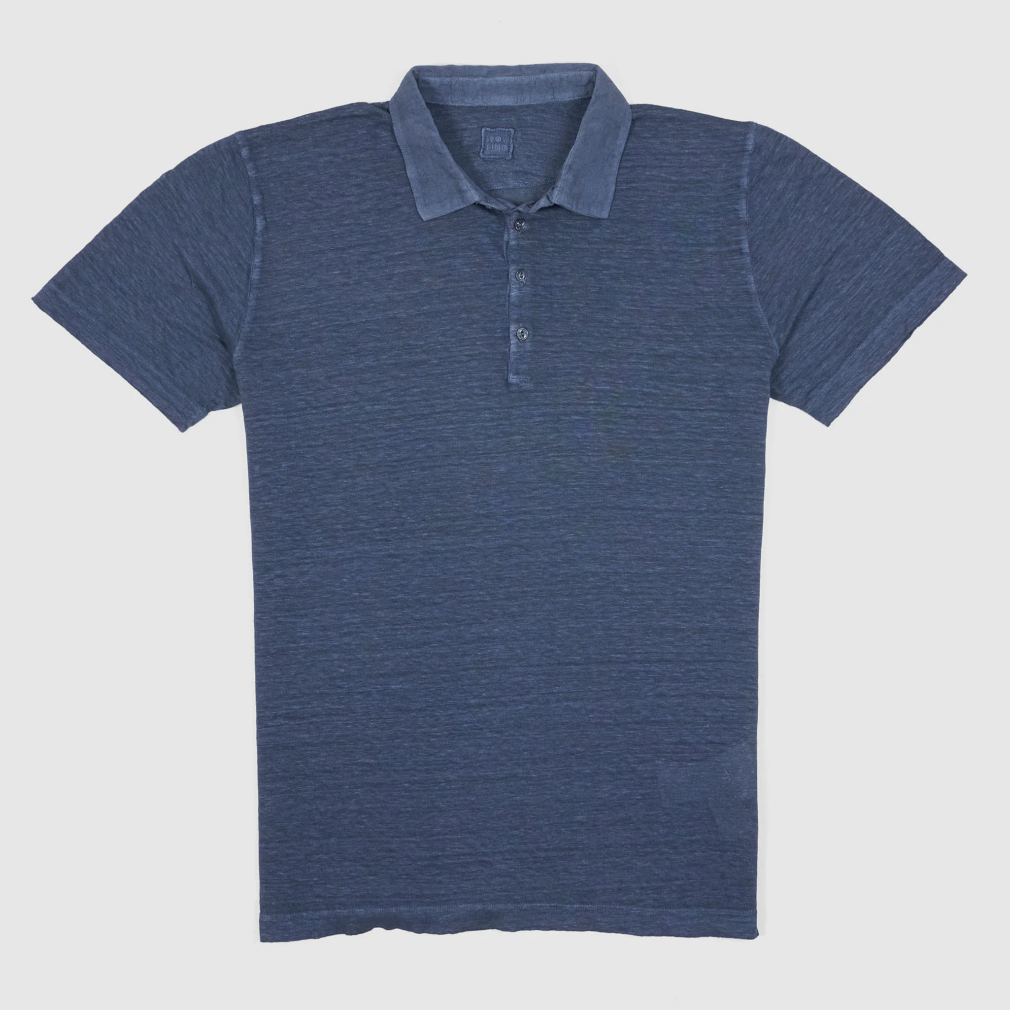 120% Lino Men Linen Polo Shirt sold by DeeCee style