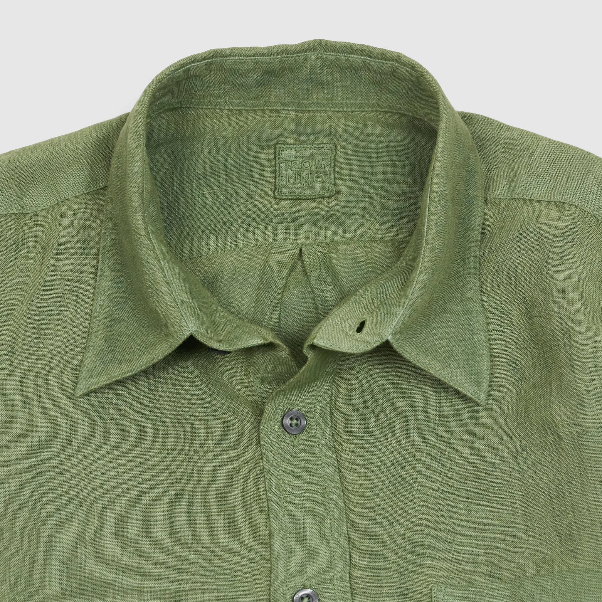 120% Lino Men Long Sleeve Linen Shirt sold by DeeCee style product image thumbnail 3