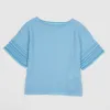 120% Lino Ladies Short Sleeve Linen T-Shirt sold by DeeCee style