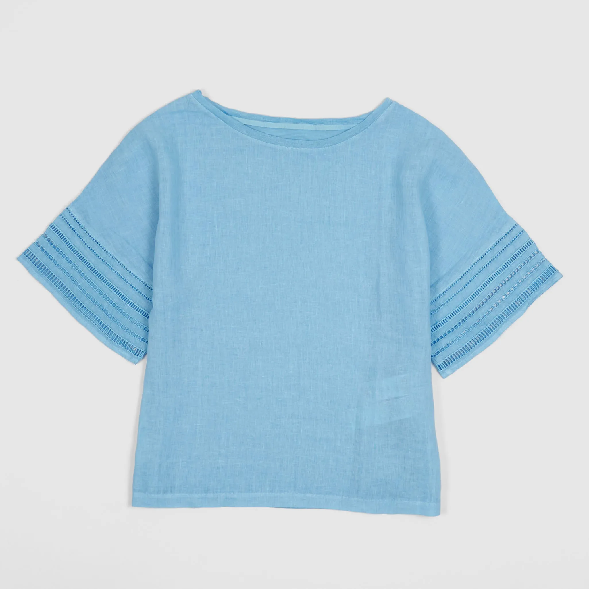 120% Lino Ladies Short Sleeve Linen T-Shirt sold by DeeCee style