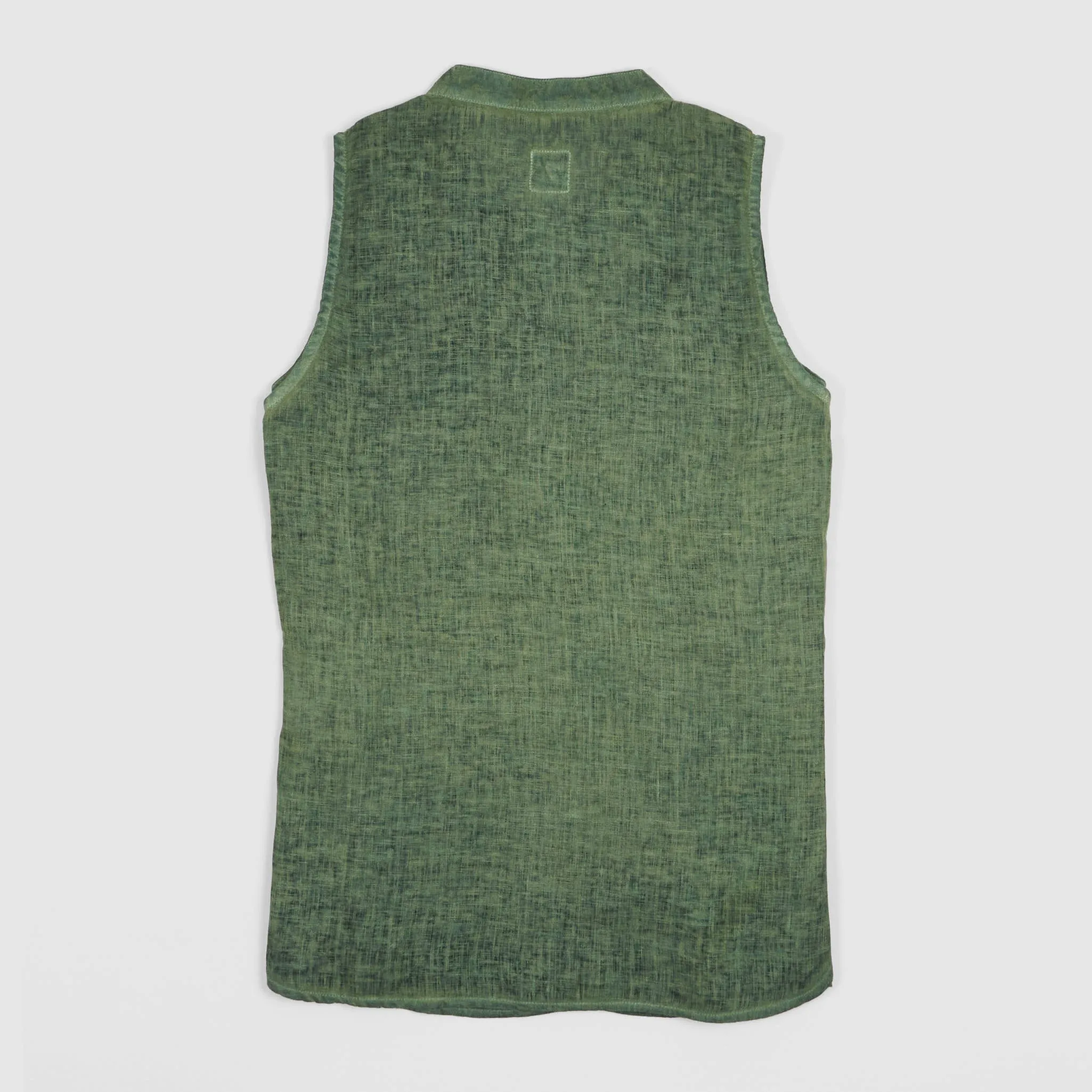 120% Lino Ladies No Sleeves Linen Blouse sold by DeeCee style product image thumbnail 4