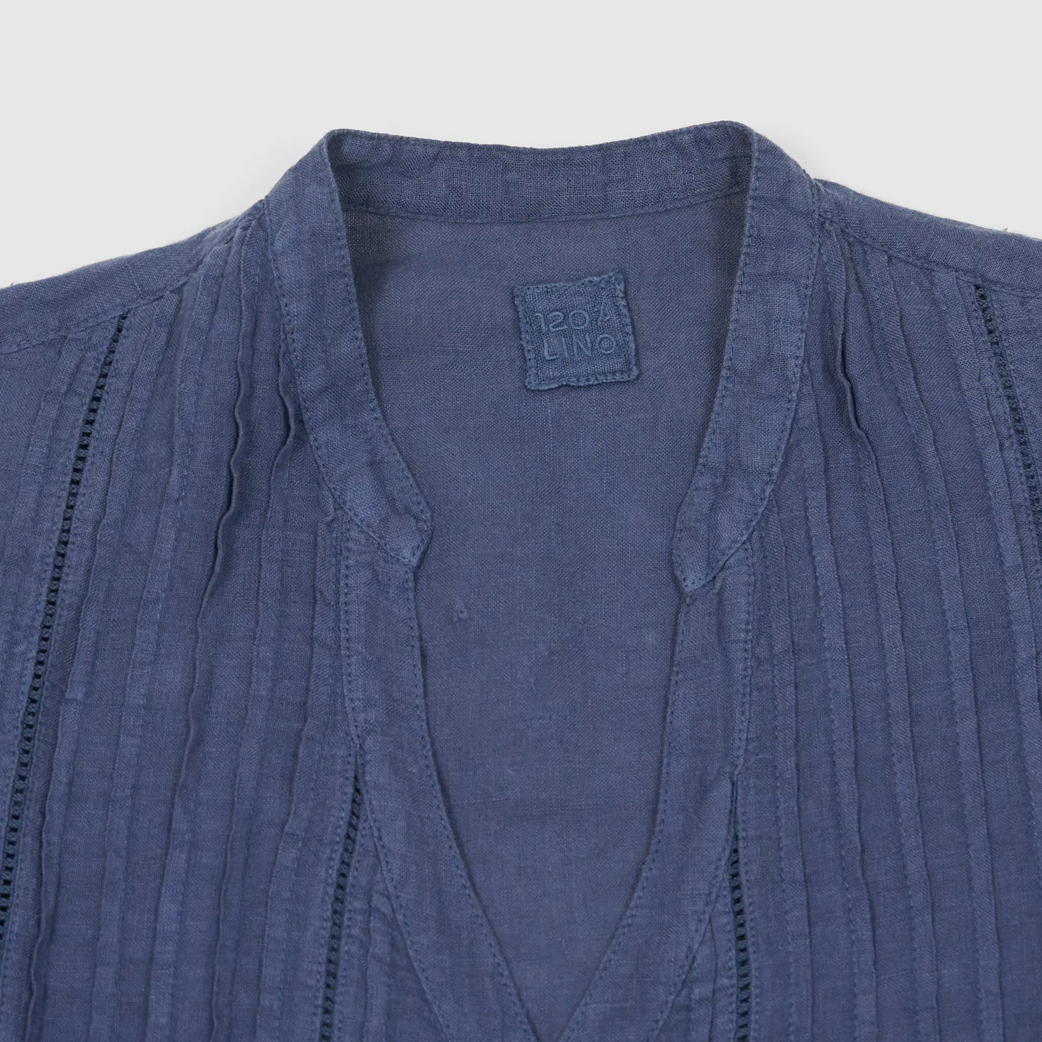 120% Lino Ladies Relaxed Long Sleeve Linen Tunic sold by DeeCee style product image thumbnail 5