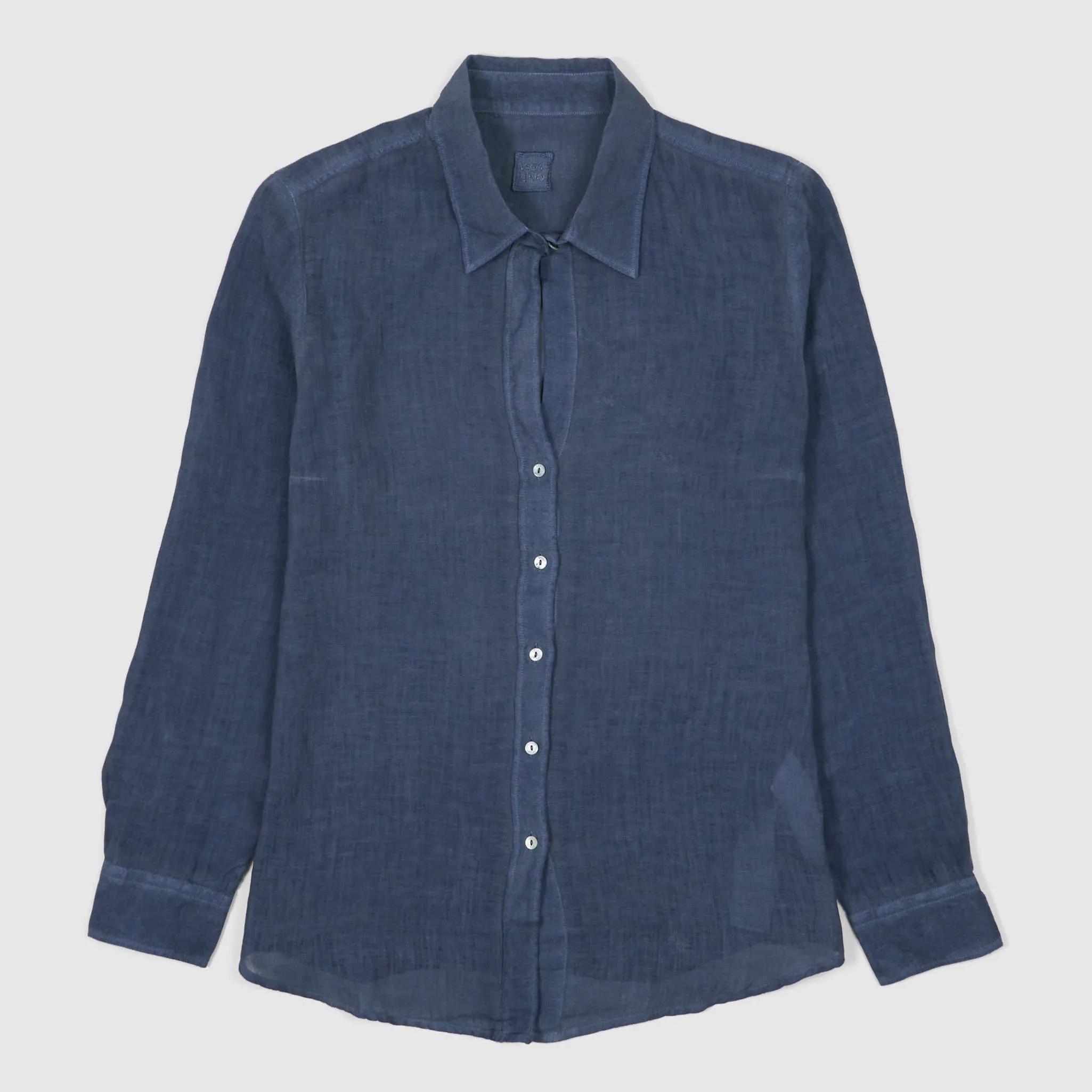 120% Lino Ladies Long Sleeve Classic Linen Shirt sold by DeeCee style