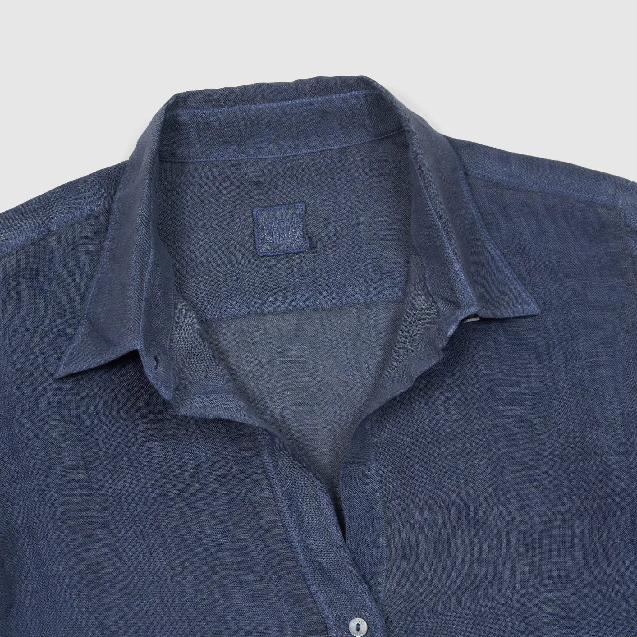 120% Lino Ladies Long Sleeve Classic Linen Shirt sold by DeeCee style product image thumbnail 3