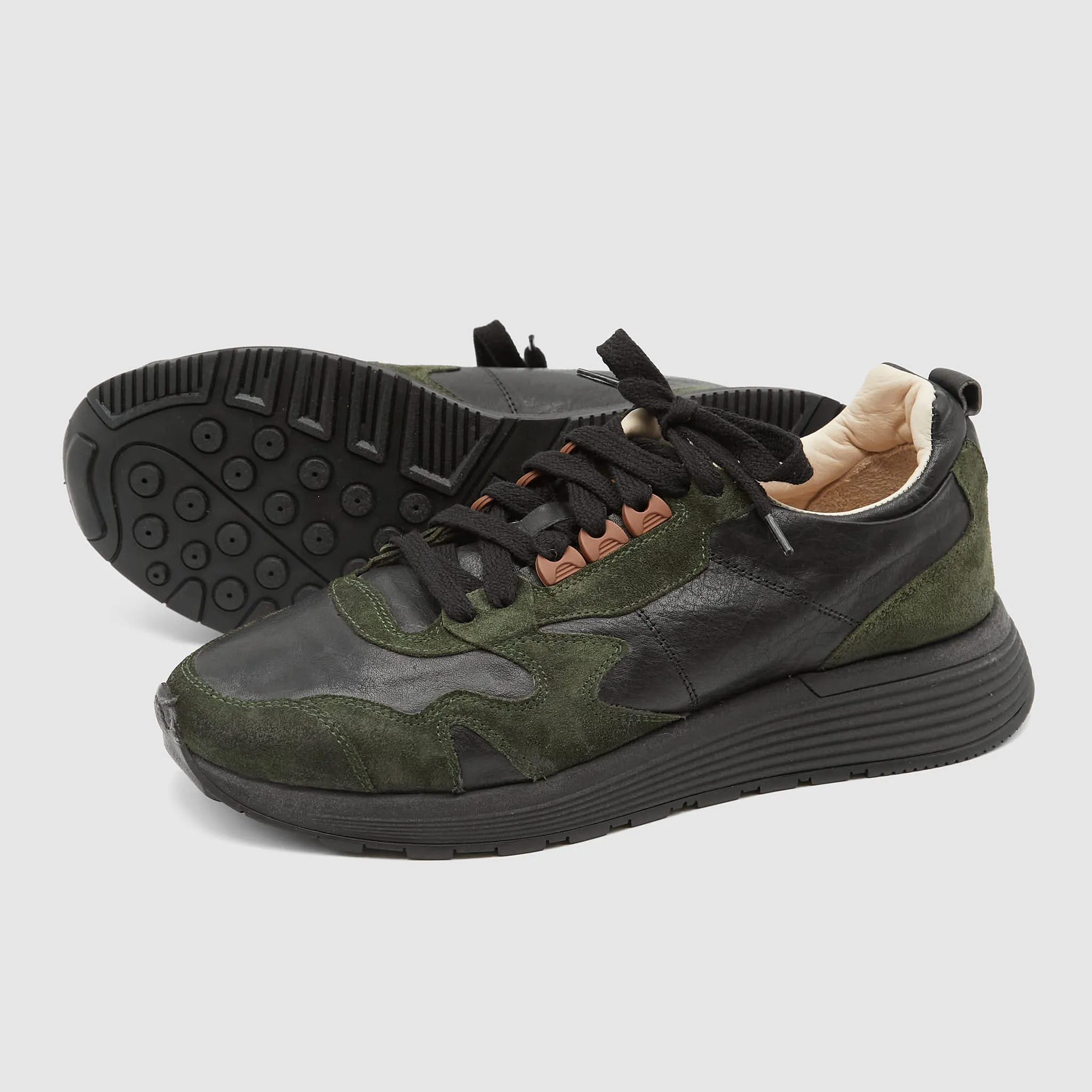 Moma Allaciata Comfort Sneaker Waxed Cotton/ Leather sold by DeeCee style product image thumbnail 2