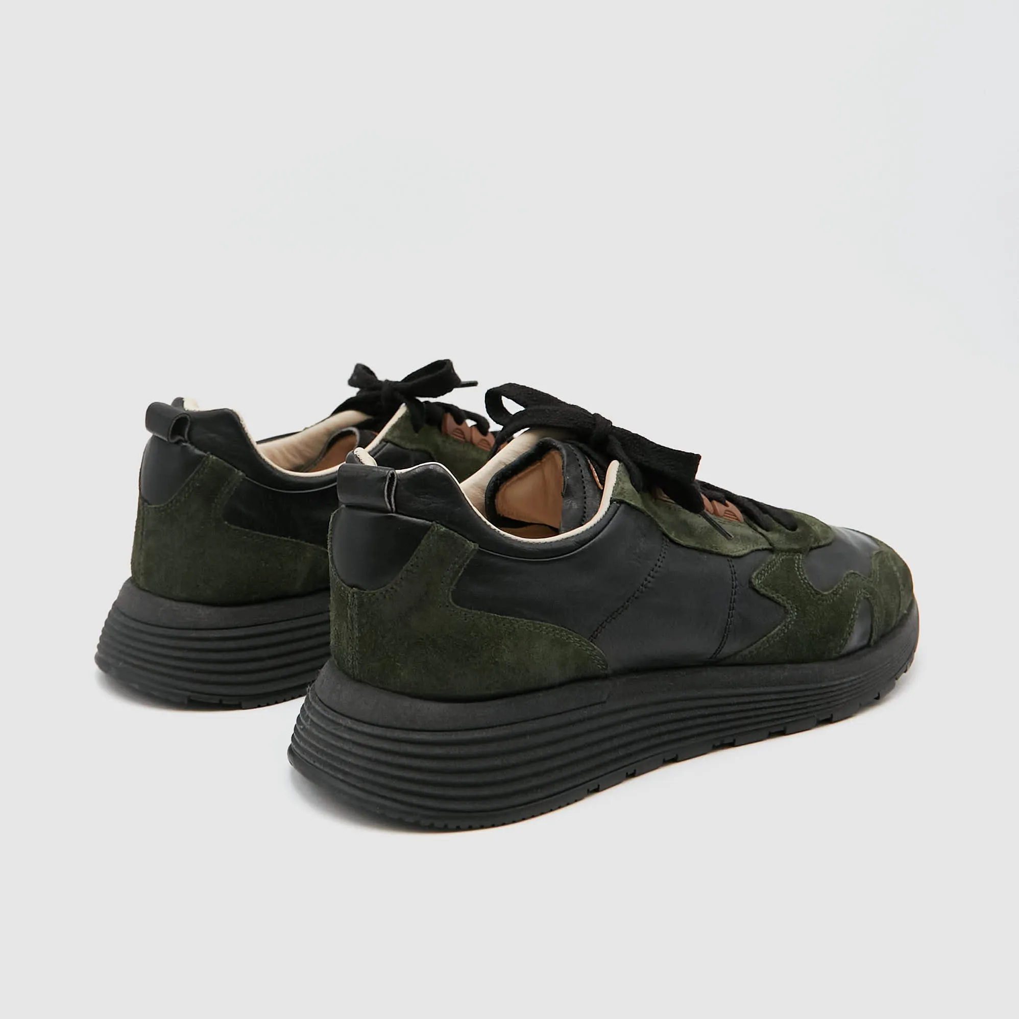 Moma Allaciata Comfort Sneaker Waxed Cotton/ Leather sold by DeeCee style product image thumbnail 4