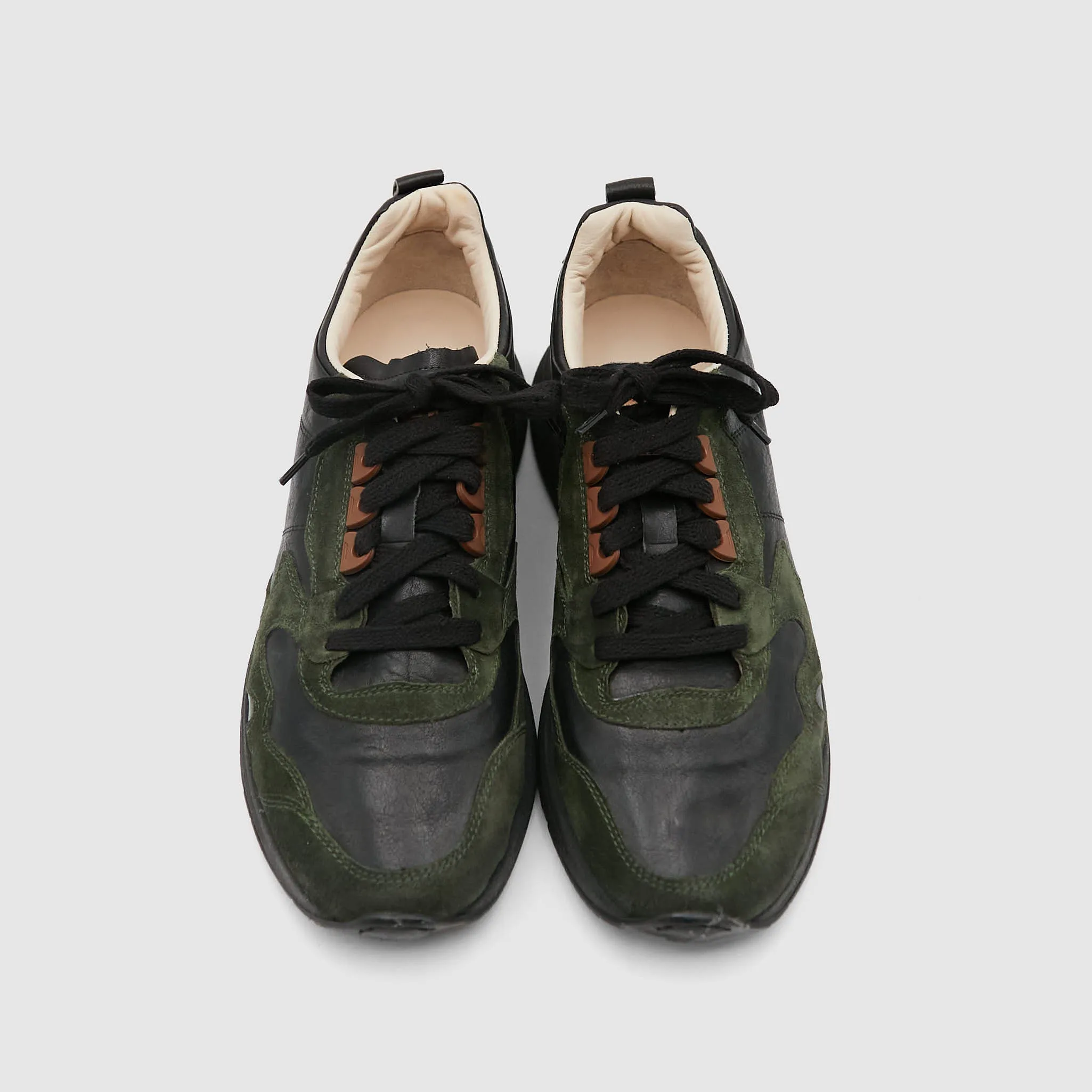 Moma Allaciata Comfort Sneaker Waxed Cotton/ Leather sold by DeeCee style product image thumbnail 3