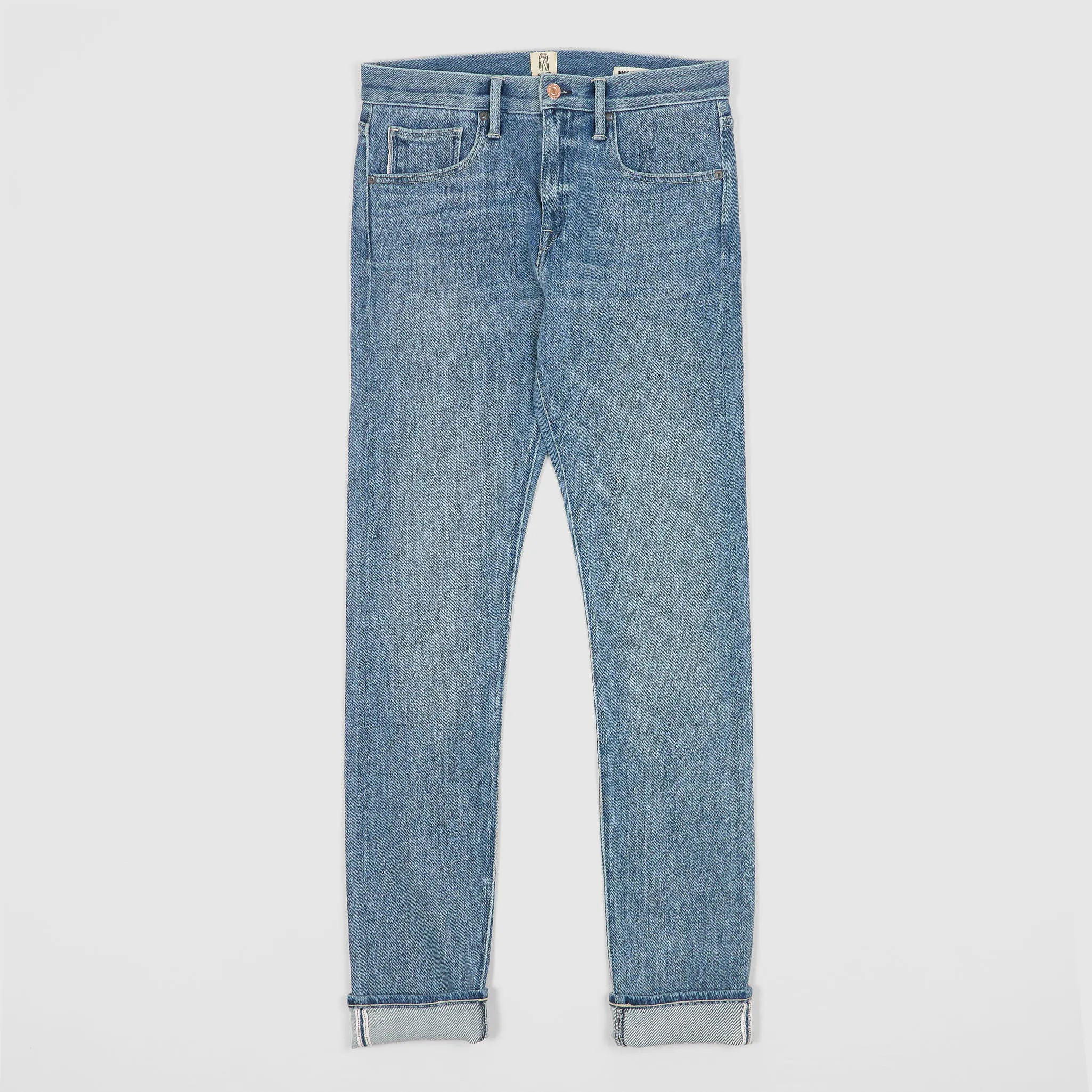 Hiroshi Kato The Scissors Zip Fly 11.5 OZ Air Selvage Denim Jeans Slim sold by DeeCee style