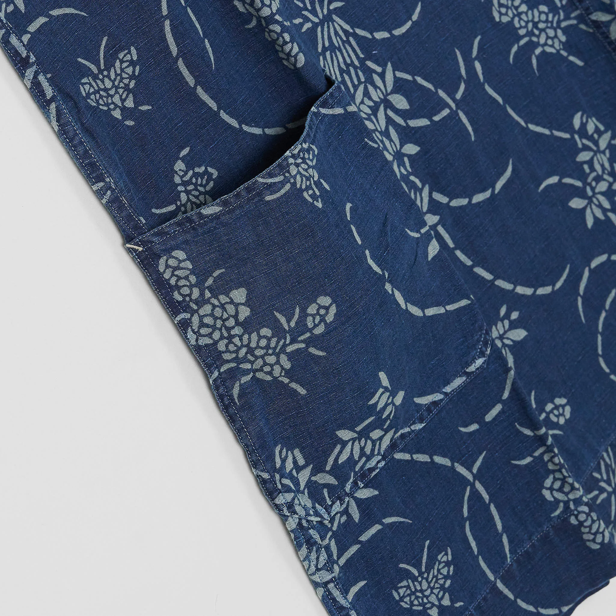 Double RL Ladies Indigo Linen-Cotton Tunic Dress sold by DeeCee style product image thumbnail 4