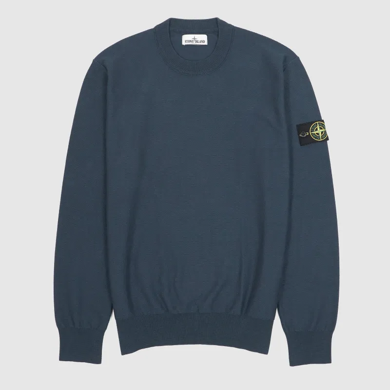 Stone Island Crew Neck Piqued Knit Sweater Pullover sold by DeeCee style