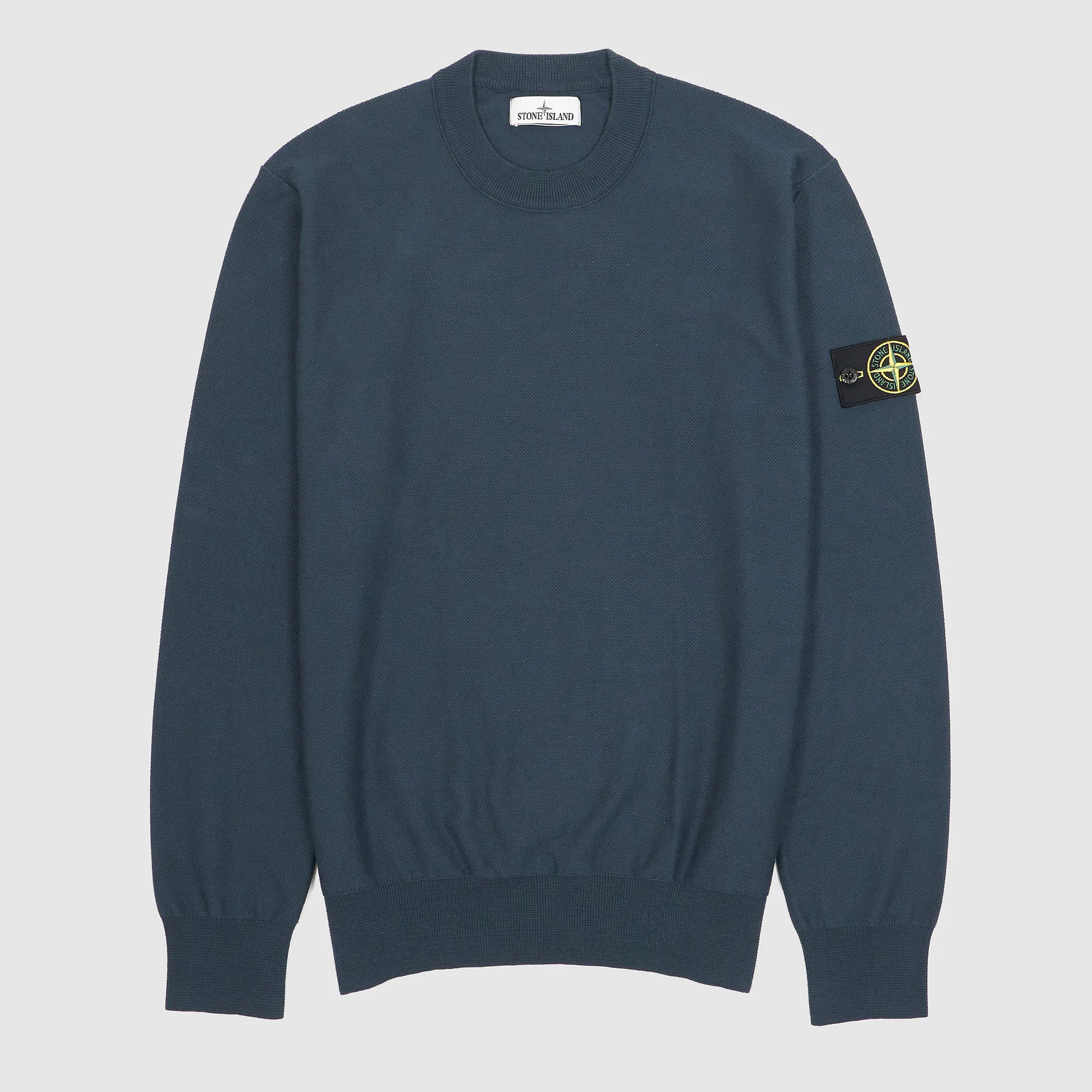 Stone Island Crew Neck Piqued Knit Sweater Pullover sold by DeeCee style