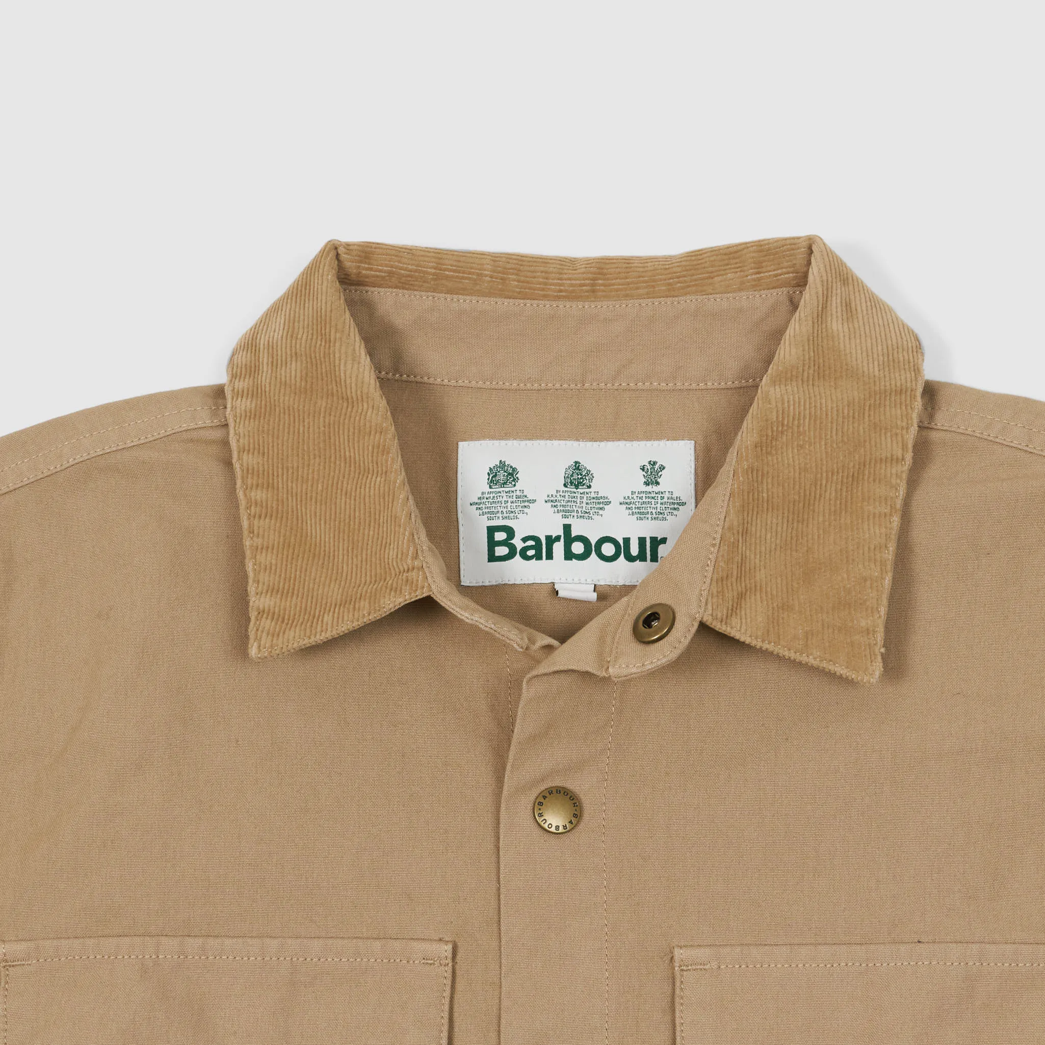 Barbour White Label Nico Canvas Overshirt sold by DeeCee style product image thumbnail 5