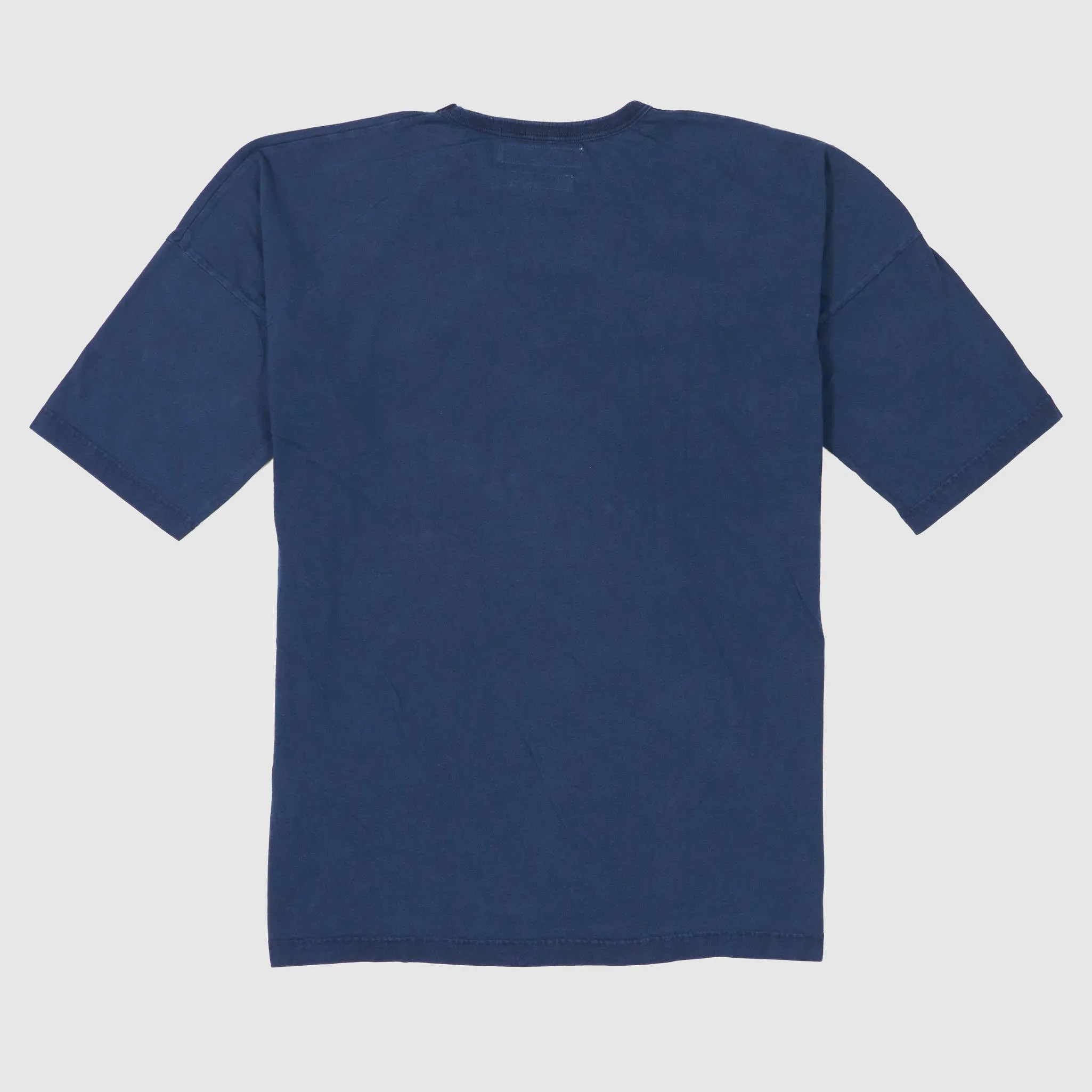 FDMTL Plain Indigo Oversized Crew Neck T-Shirt sold by DeeCee style product image thumbnail 2